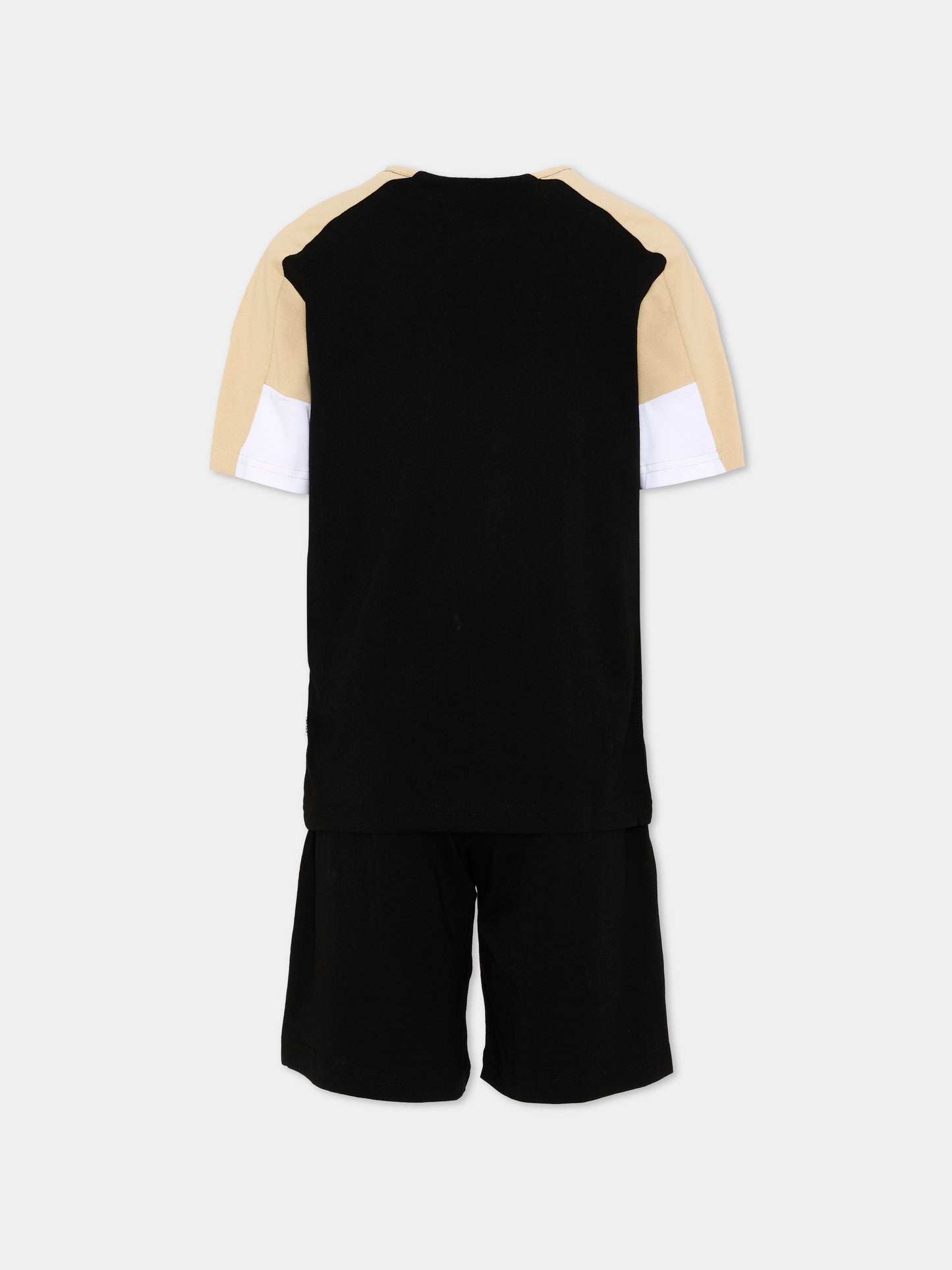 Completo sportivo nero per bambino,Boss,J53006 09B