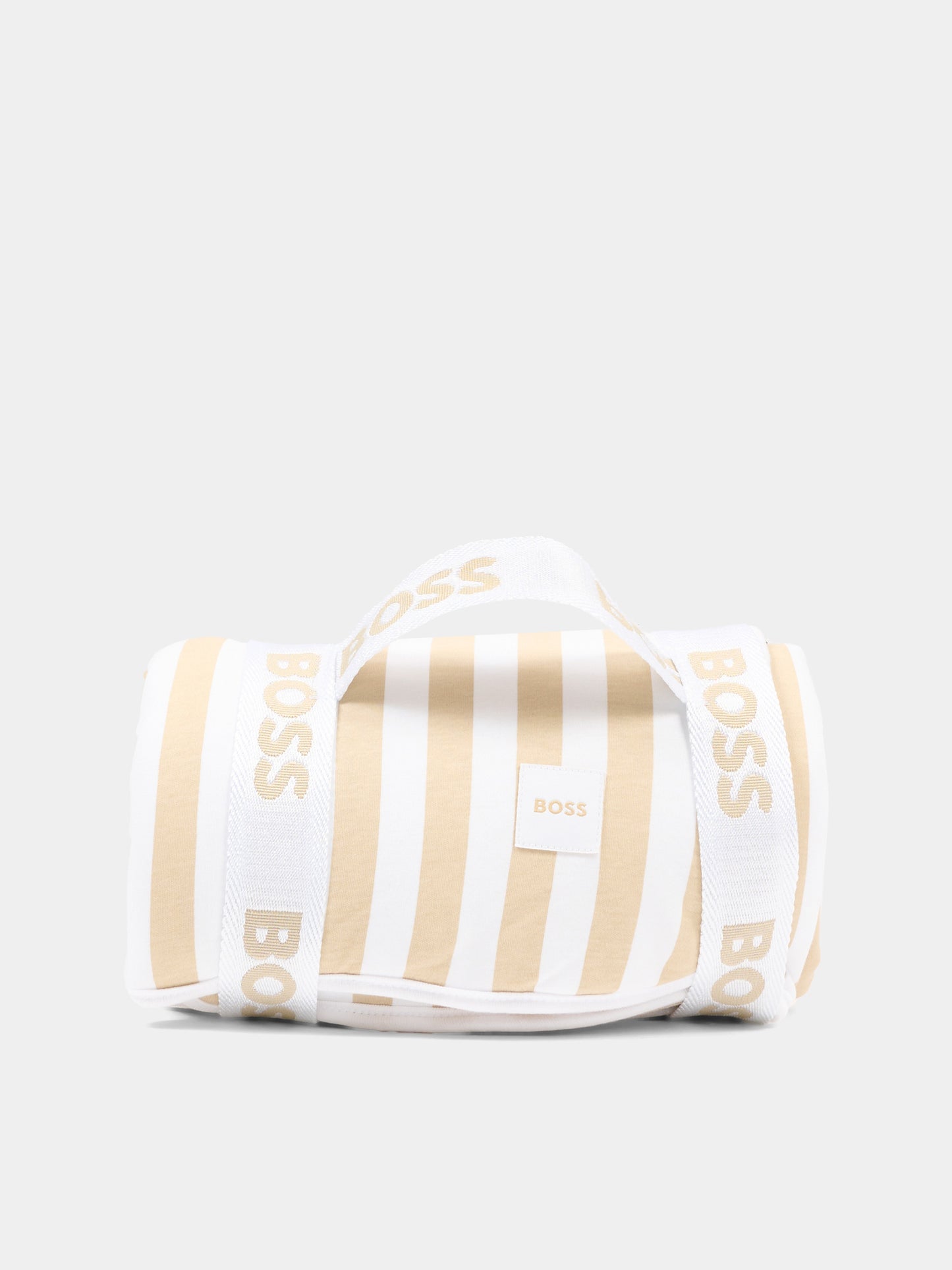 Coperta beige per neonato con logo,Boss,J53093 249