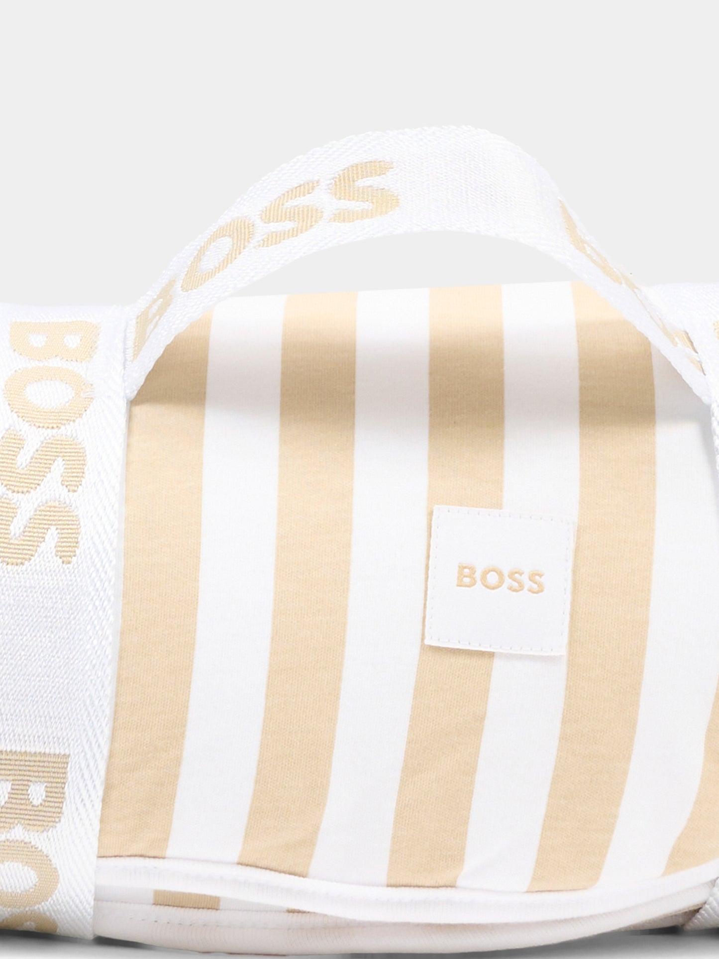 Coperta beige per neonato con logo,Boss,J53093 249