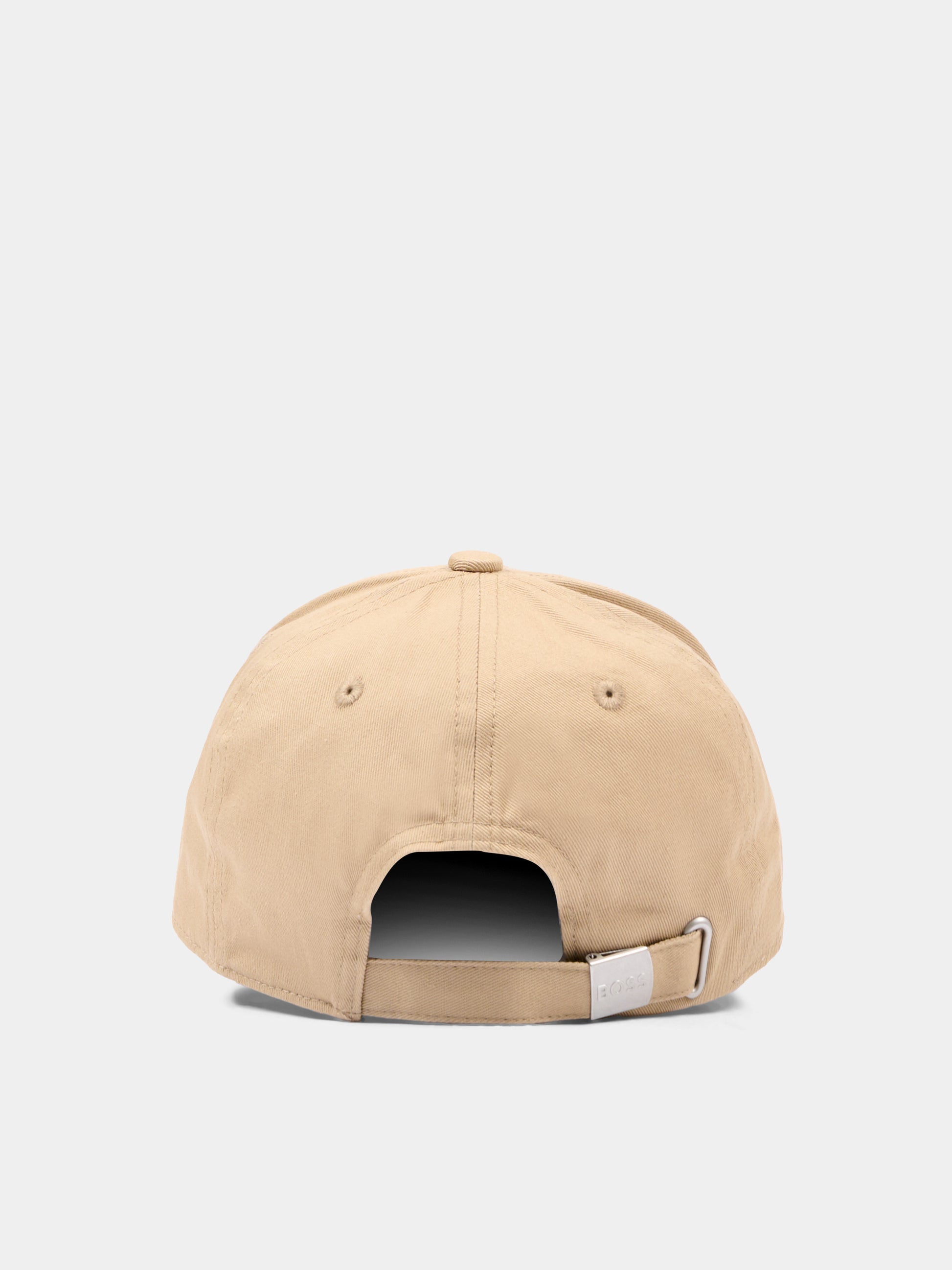 Cappello con visiera beige per bambino con logo,Boss,J53115 249