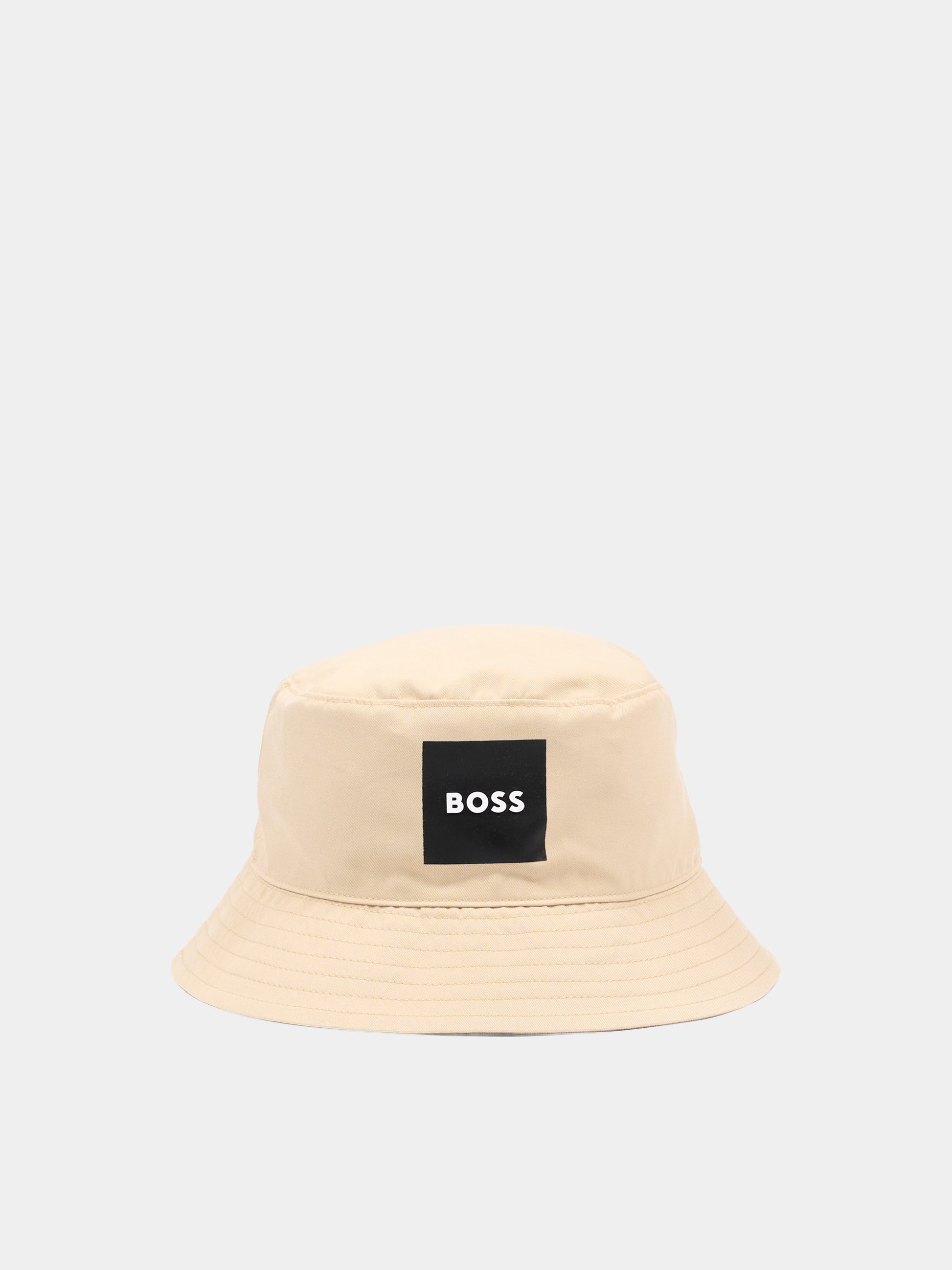Cloche beige per bambino con logo,Boss,J53124 249