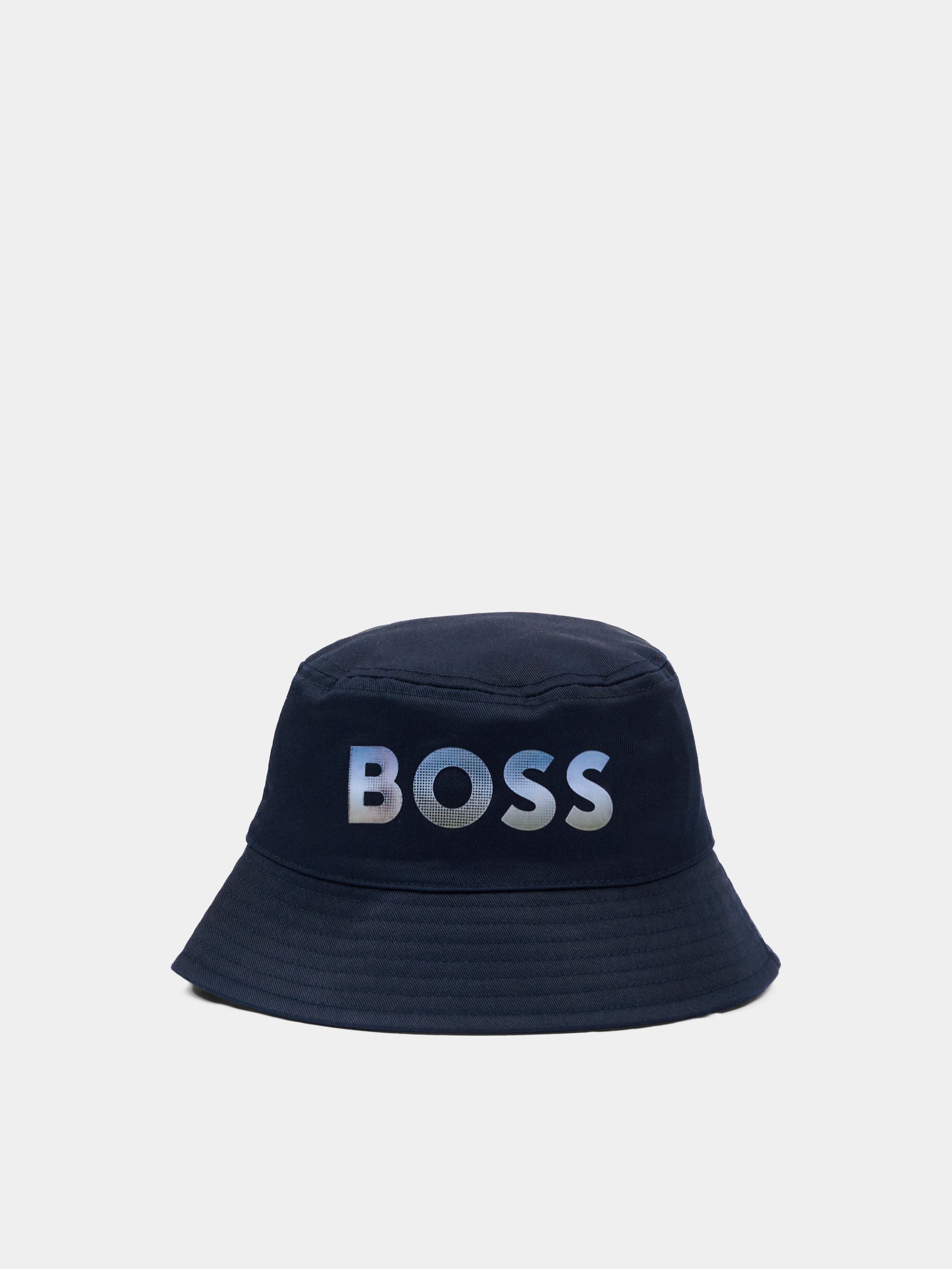 Cloche blu per neonato con logo,Boss,J53145 849