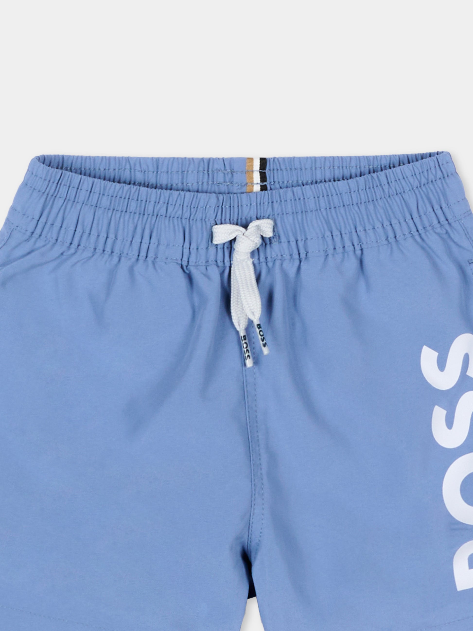 Boxer mare celeste per neonato con logo,Boss,J53172 881