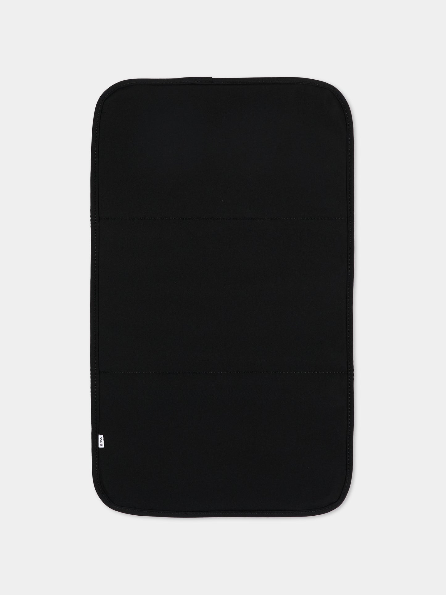 Borsa mamma nera per neonati con logo,Boss,J53178 09B