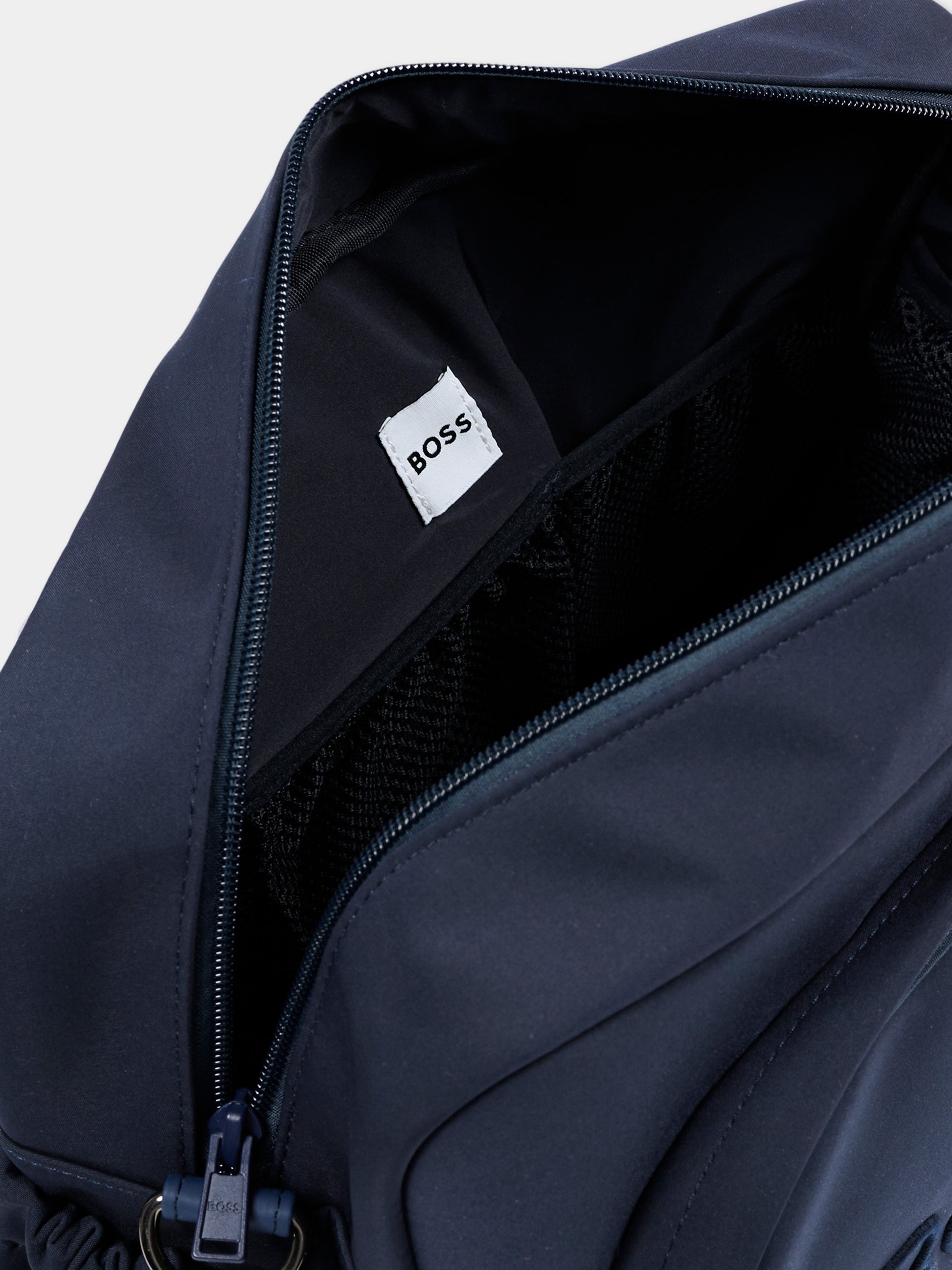 Borsa mamma blu per neonati con logo,Boss,J53178 849