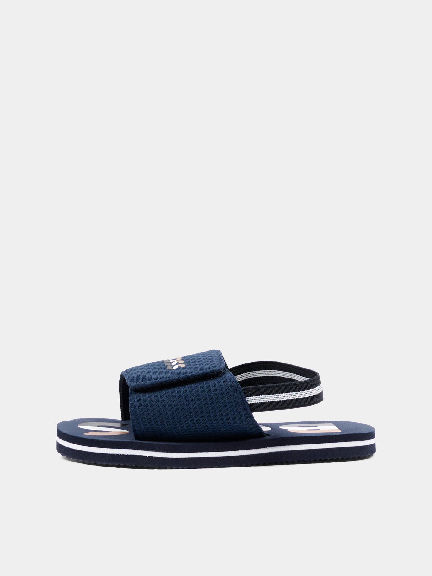 Sandali blu per bambino con logo,Boss,J53242 849