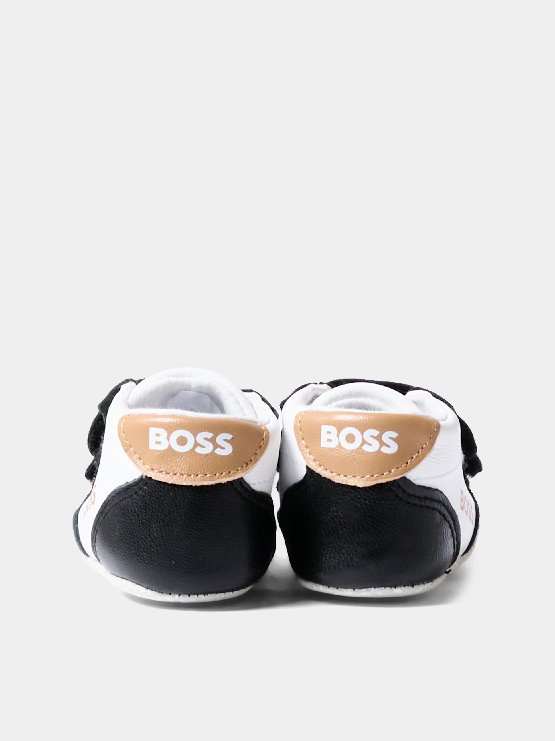 Sneakers nere per neonato con logo,Boss,J53243 09B