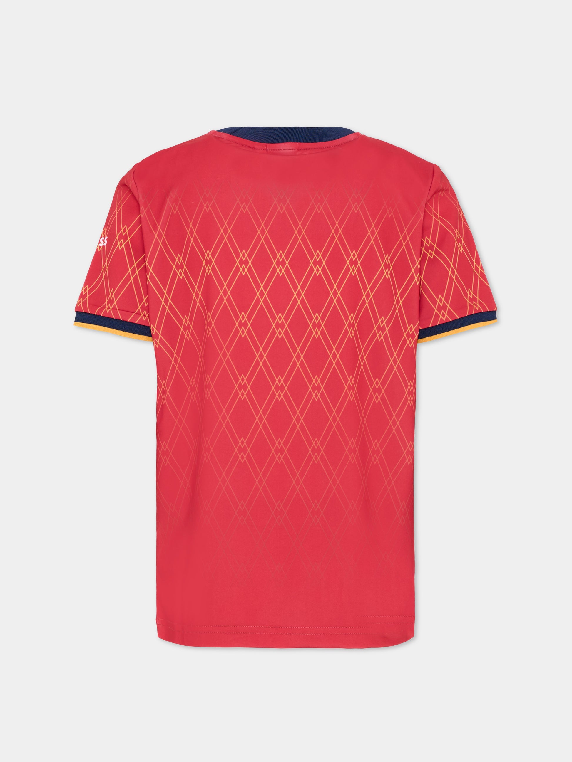 T-Shirt rossa per bambino nazionale Spagna,Boss,J53254 978
