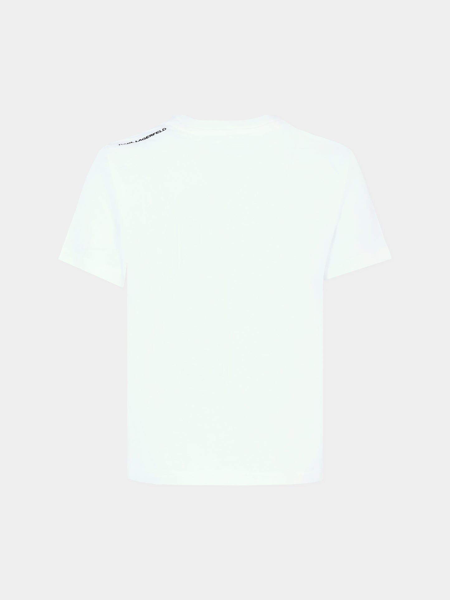 T-shirt bianca per bambino con Karl Lagerfeld,Karl Lagerfeld Kids,Z30239 10P