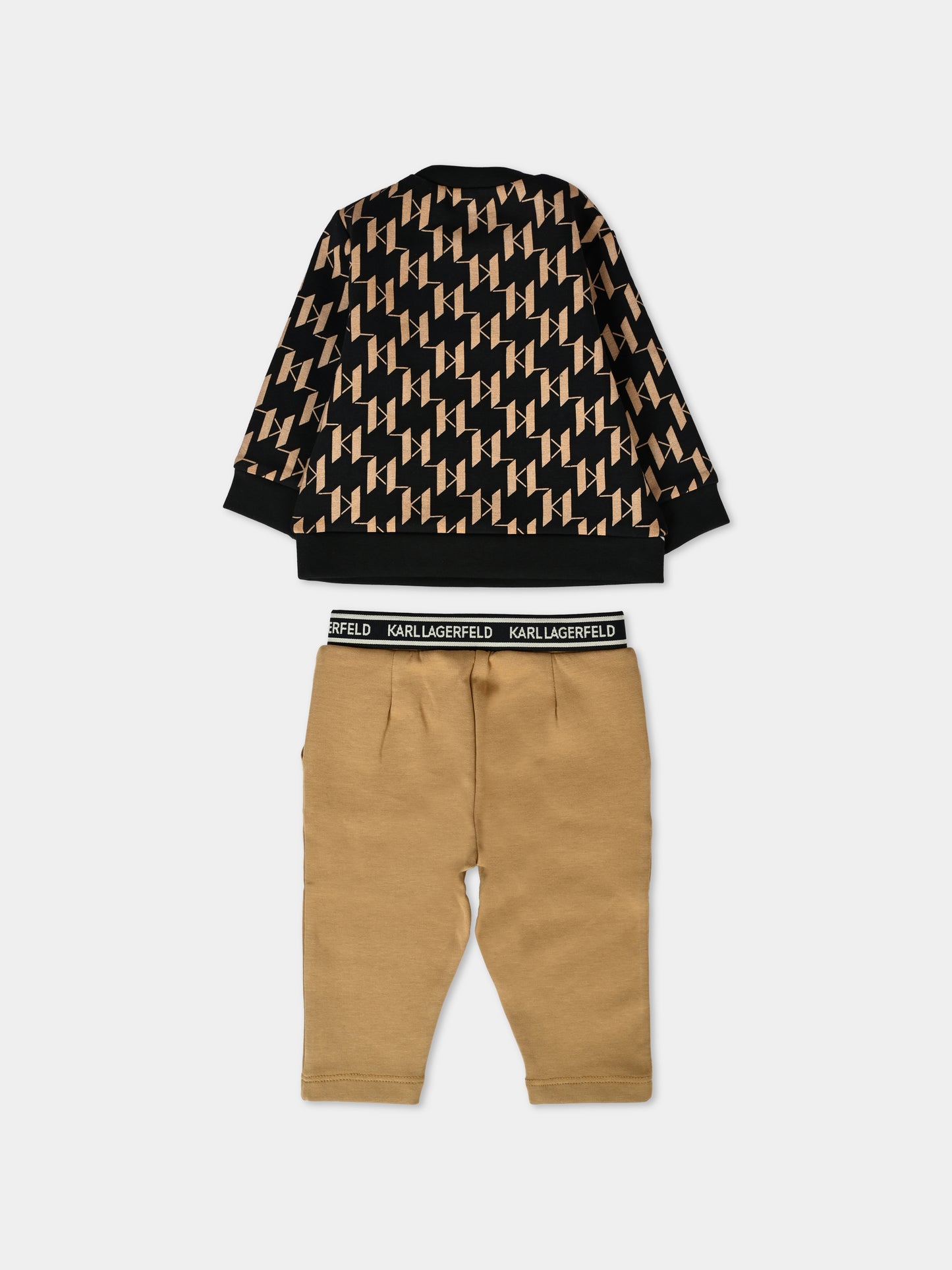 Completo multicolor per neonato con logo all over,Karl Lagerfeld Kids,Z30293 239