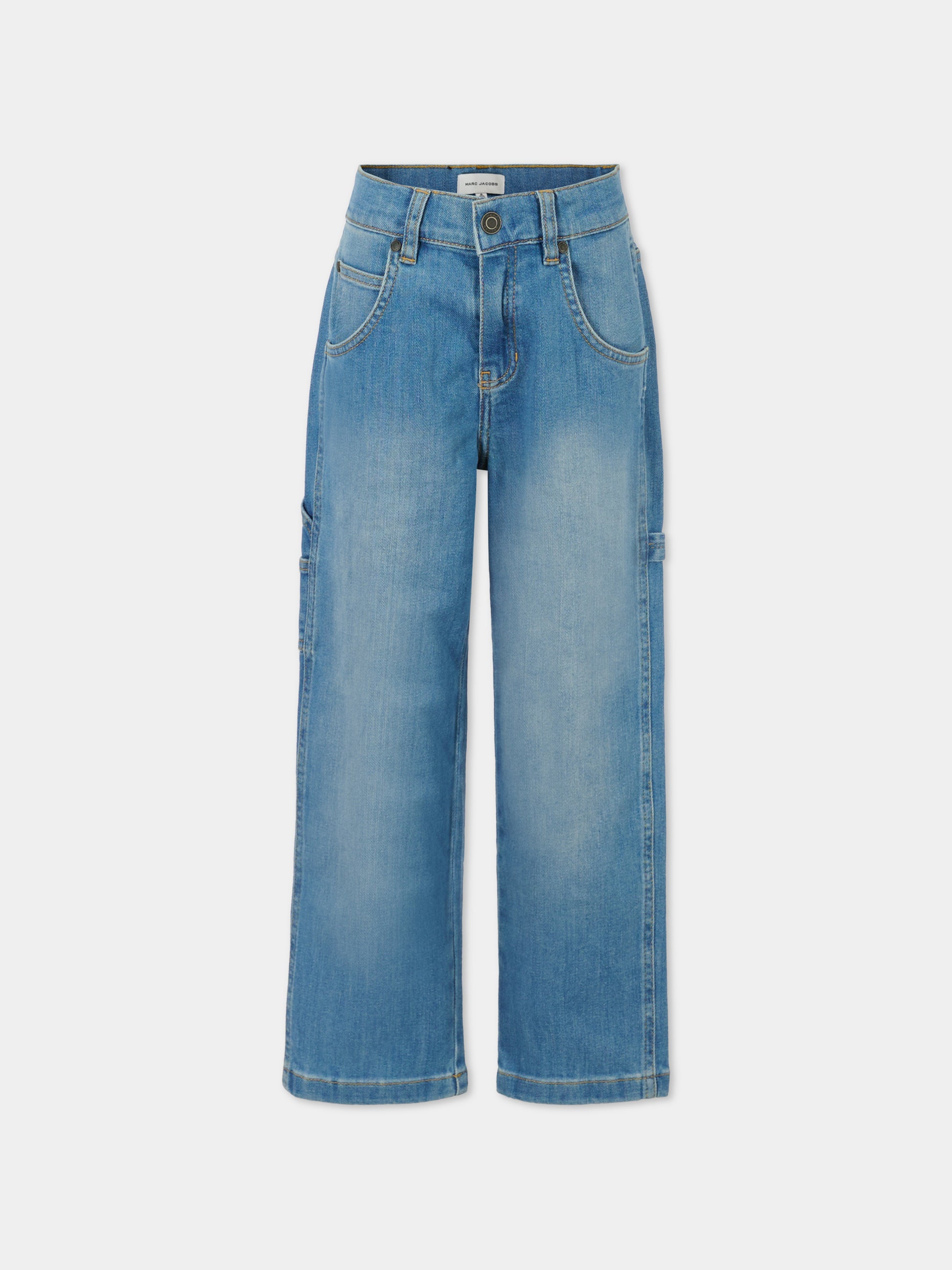 Jeans denim per bambini con logo,Marc Jacobs,W60275 Z10