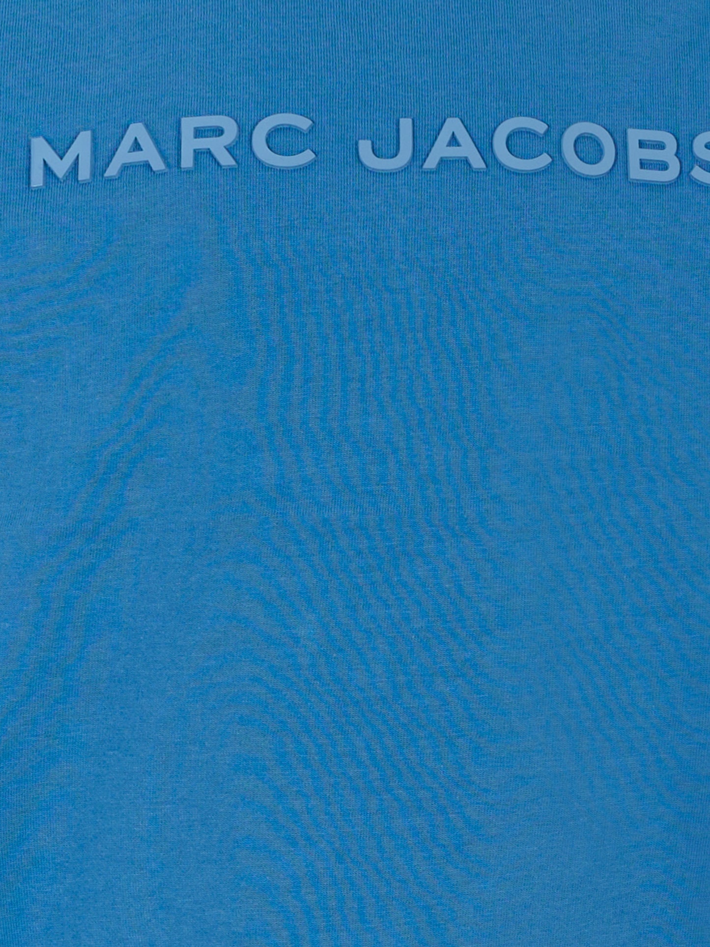 T-shirt azzurra per bambino con logo,Marc Jacobs,W60322 820