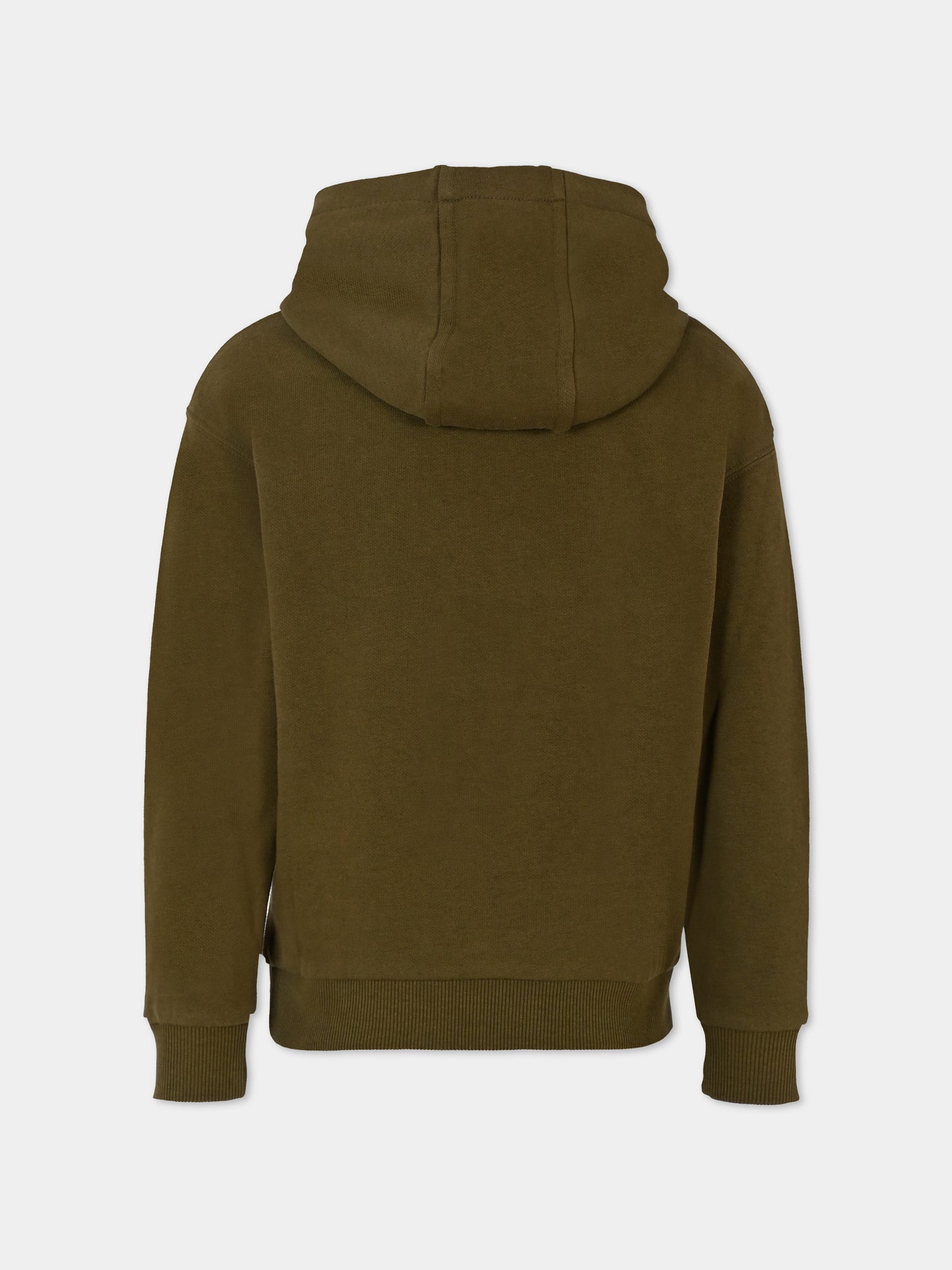 Felpa verde per bambino con stampa paesaggio,Timberland,T60314 64J