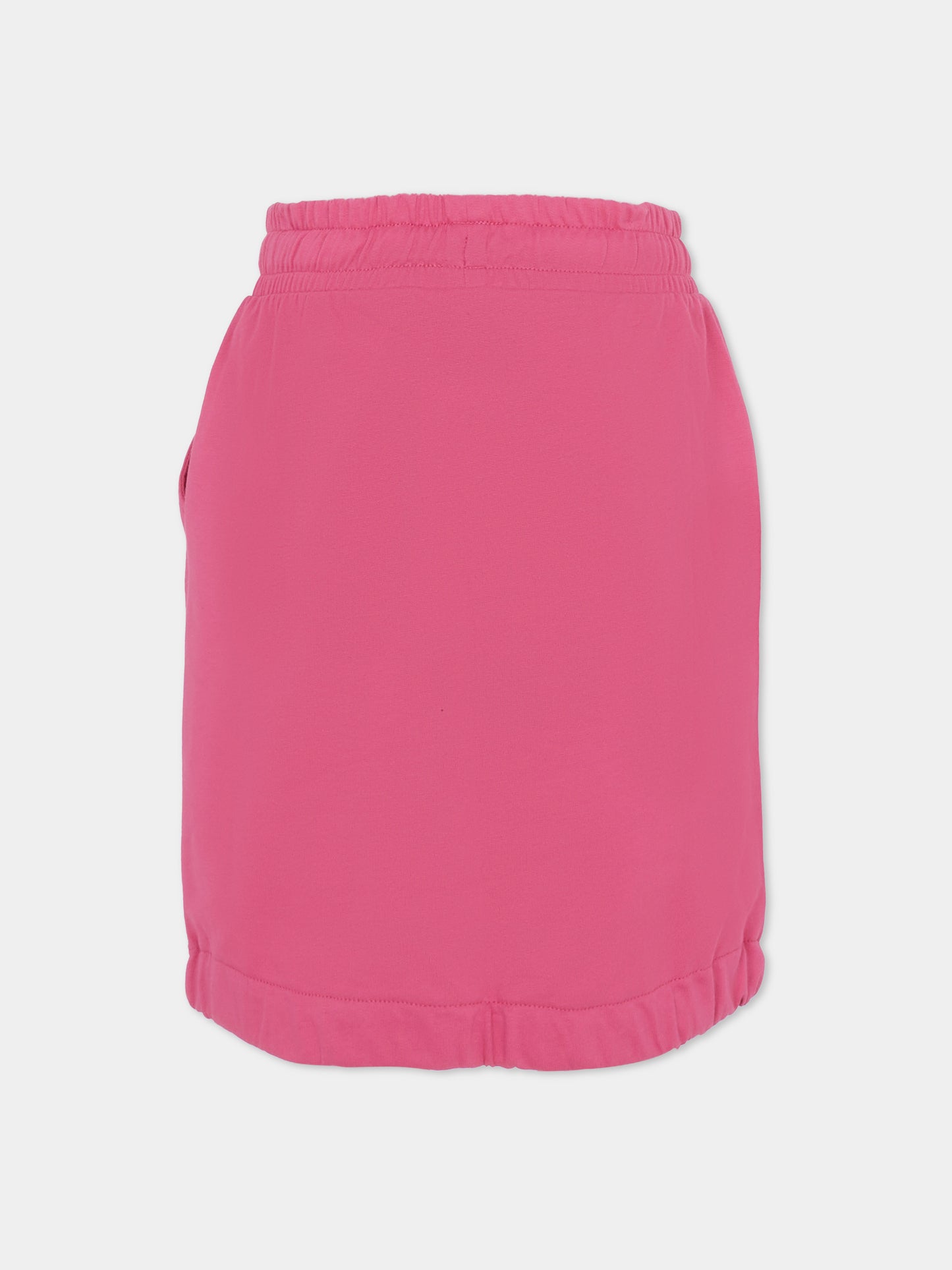 Gonna fucsia per bambina con Teddy Bear,Moschino Kids,HDJ03O LCA19 50533