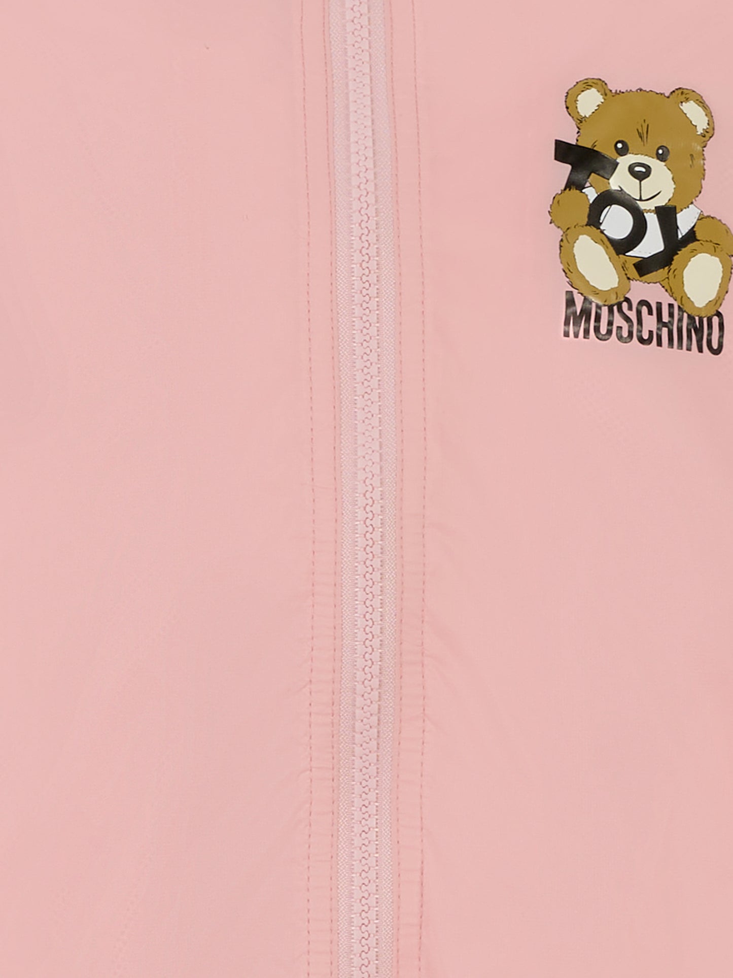 Giacca a vento rosa per bambina con Teddy Bear,Moschino Kids,HMS04G L3A69 50209