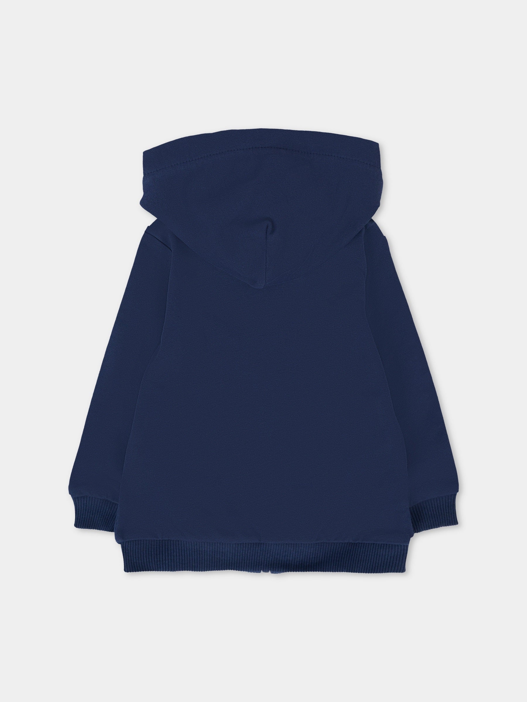 Felpa blu per neonati con Teddy Bear,Moschino Kids,MUF05X LCA19 40016