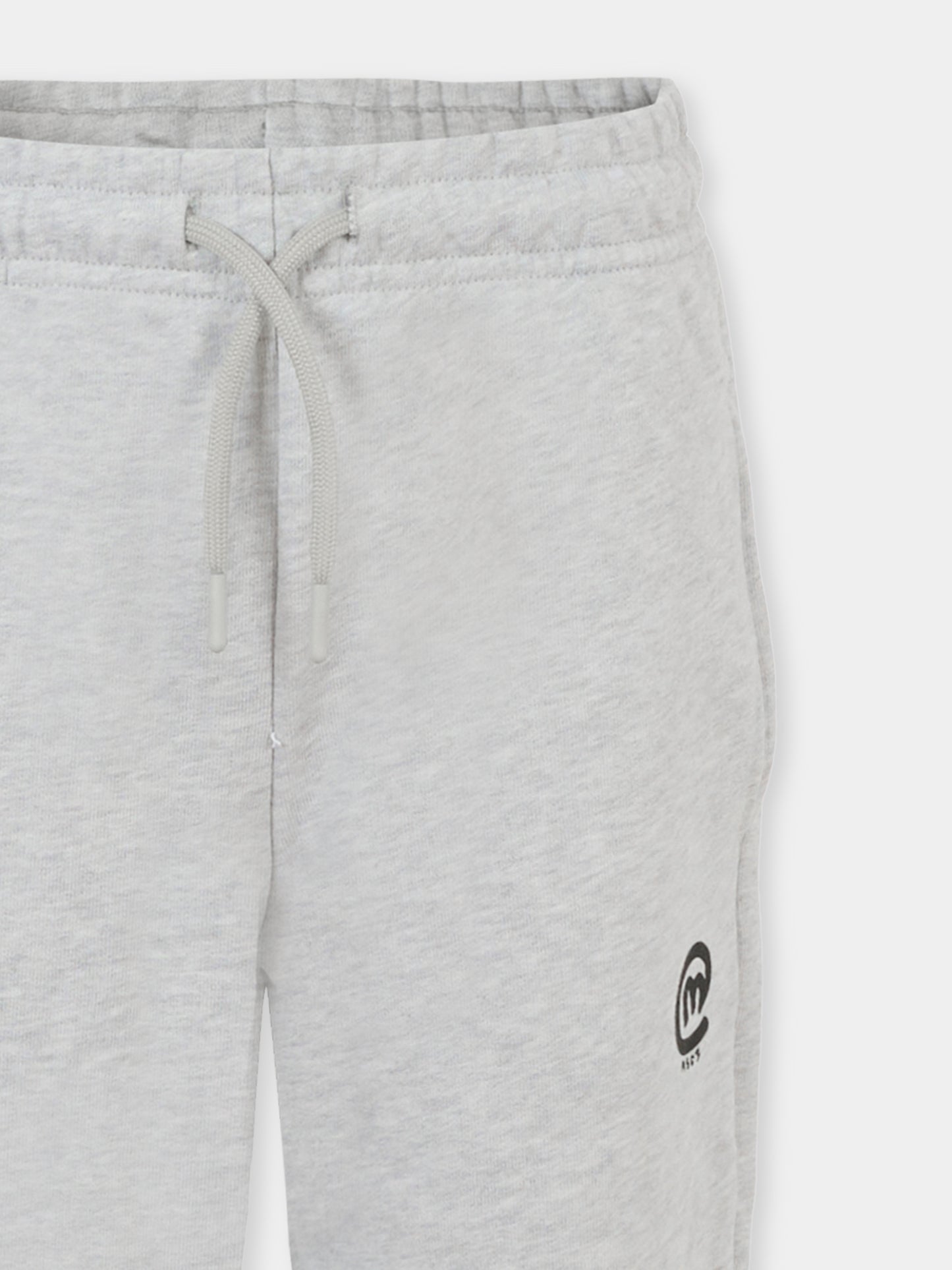 Pantaloni grigi per bambino con logo,Msgm Kids,S5MSJBFP311 107