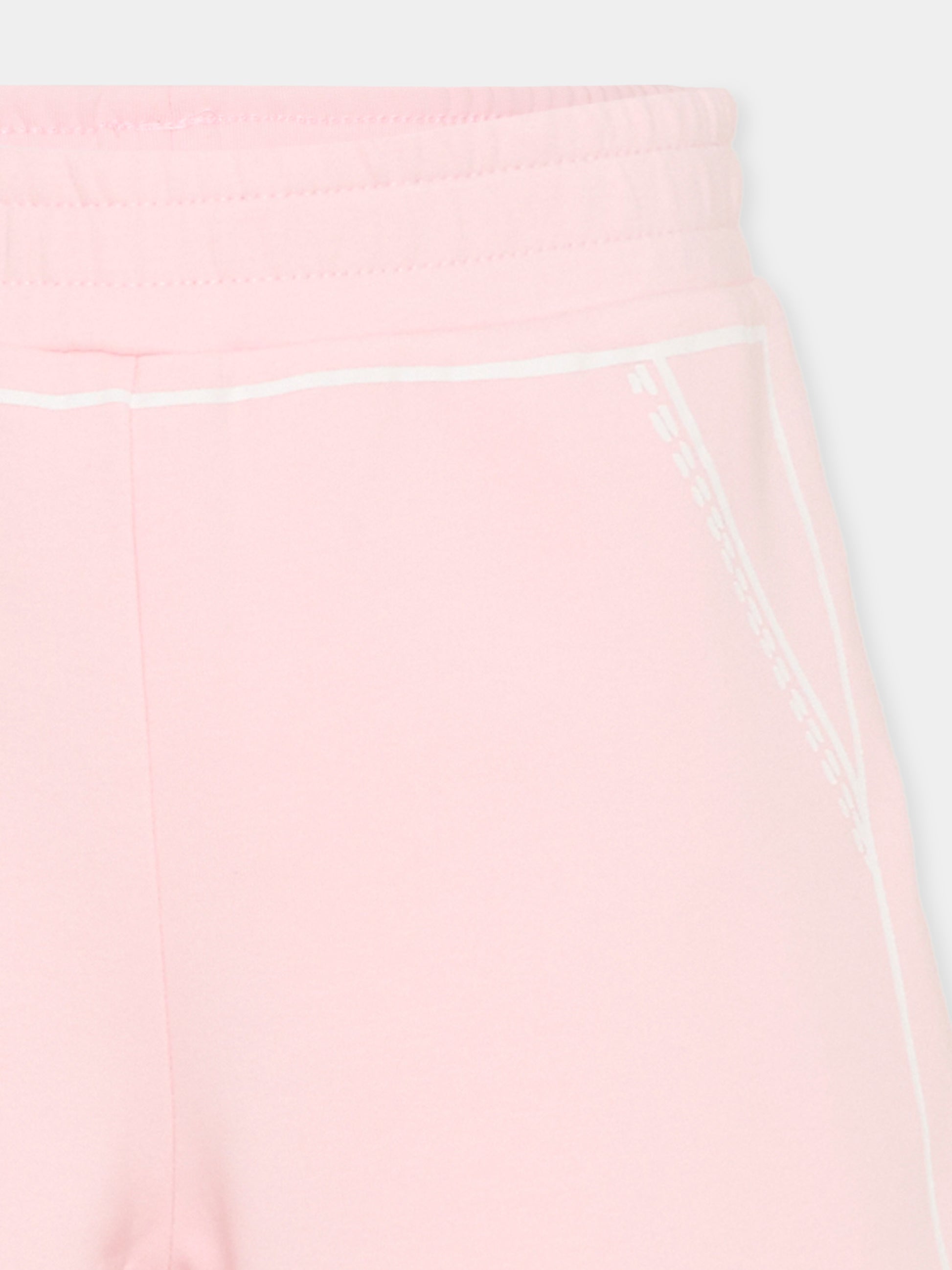 Shorts rosa per bambina con margherita,Marc Jacobs,W60736 475