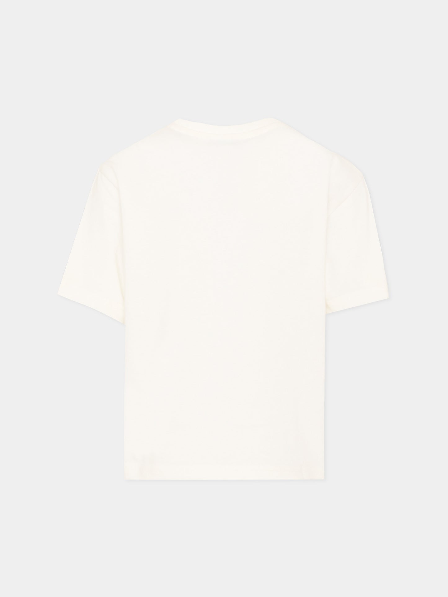 T-Shirt bianca grafica per bambino con stampa marsupio,Marc Jacobs,W60763 126