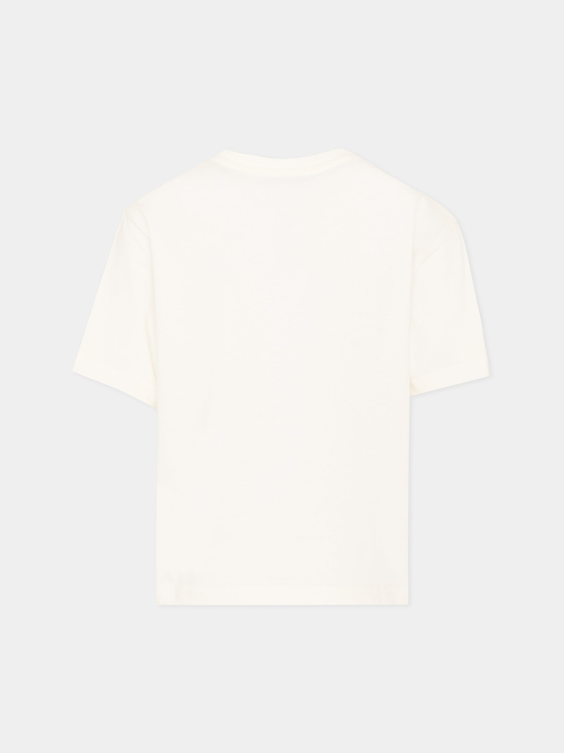 T-Shirt bianca grafica per bambino con stampa marsupio,Marc Jacobs,W60763 126