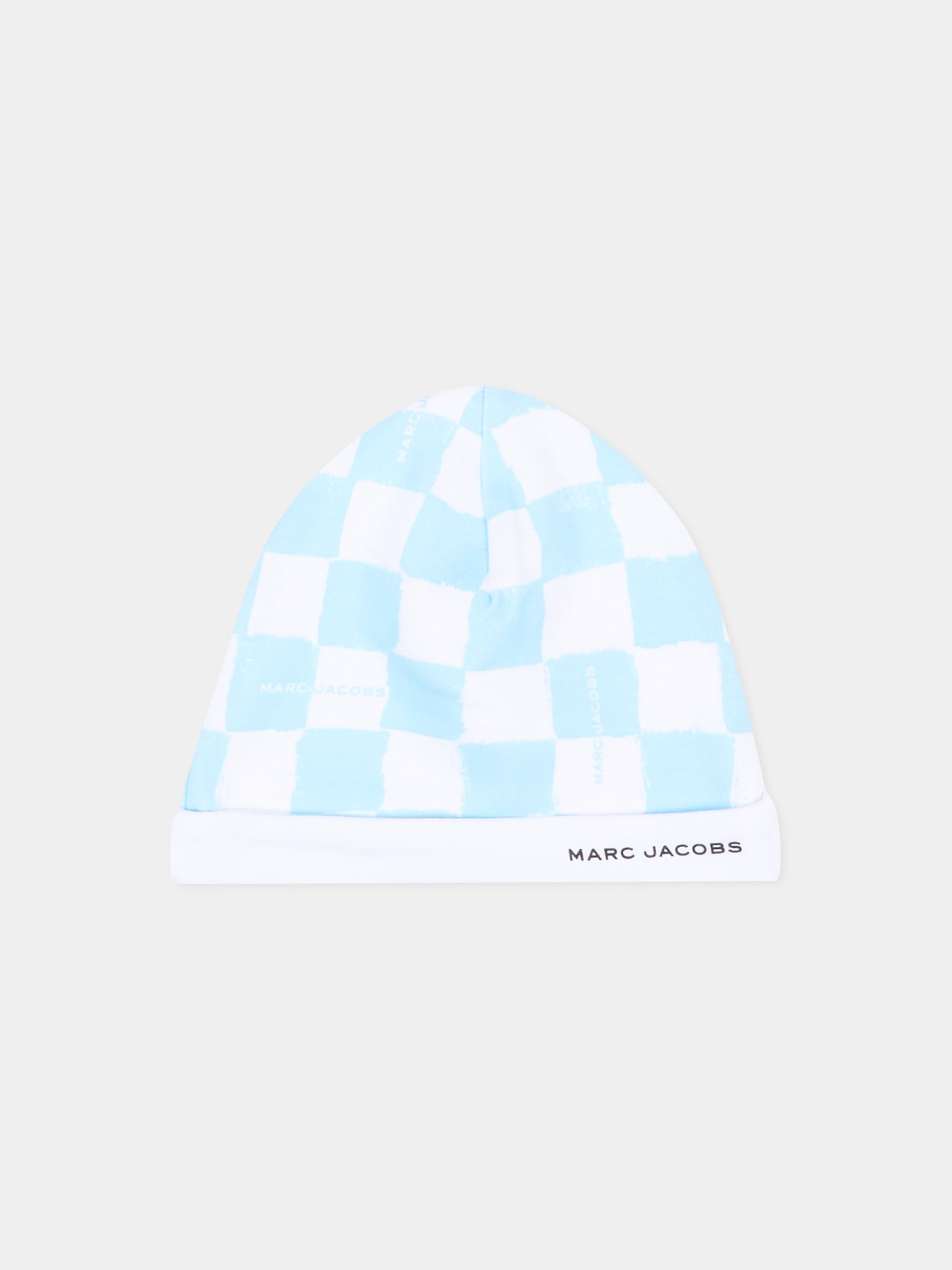 Set tutina celeste per neonato con logo,Marc Jacobs,W60814 77B