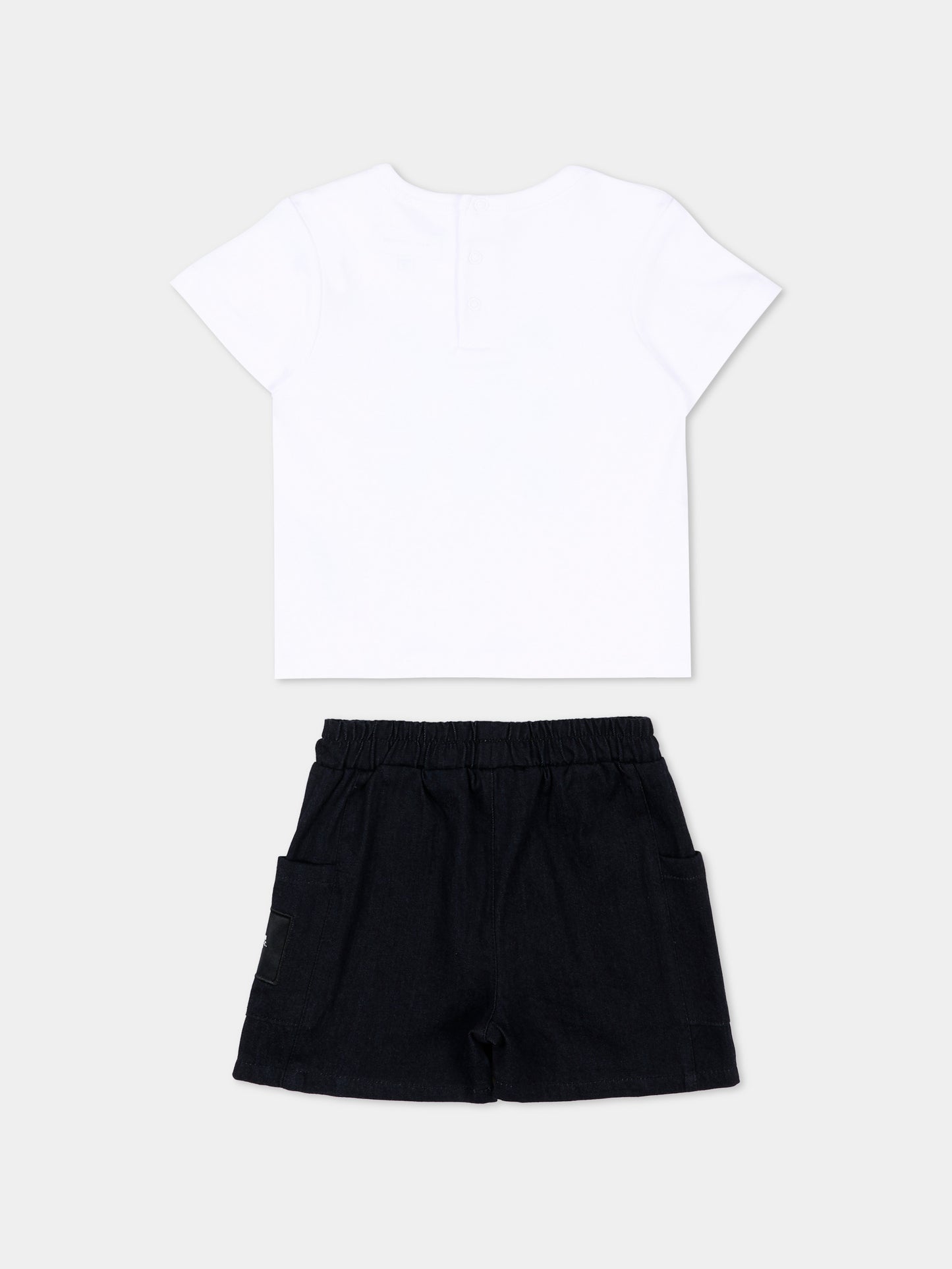 Completo sportivo multicolor per neonato con logo,Marc Jacobs,W60817 N48