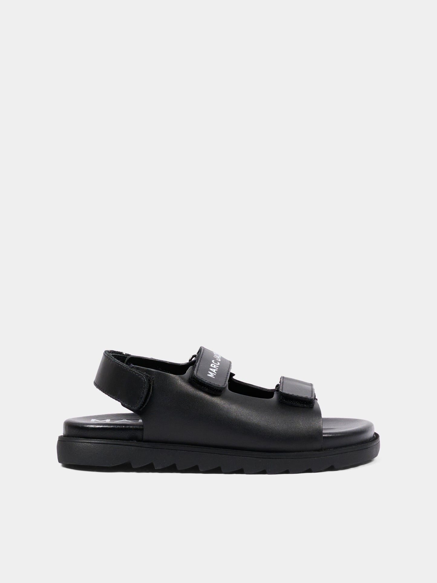 Sandali neri per bambino con logo,Marc Jacobs,W60826 09B