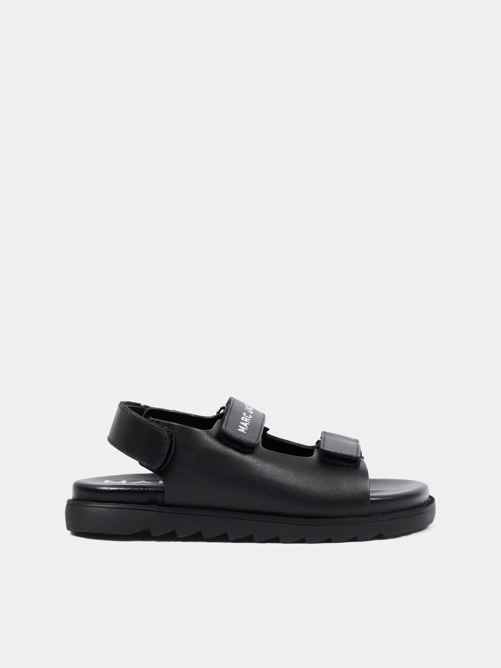 Sandali neri per bambino con logo,Marc Jacobs,W60826 09B