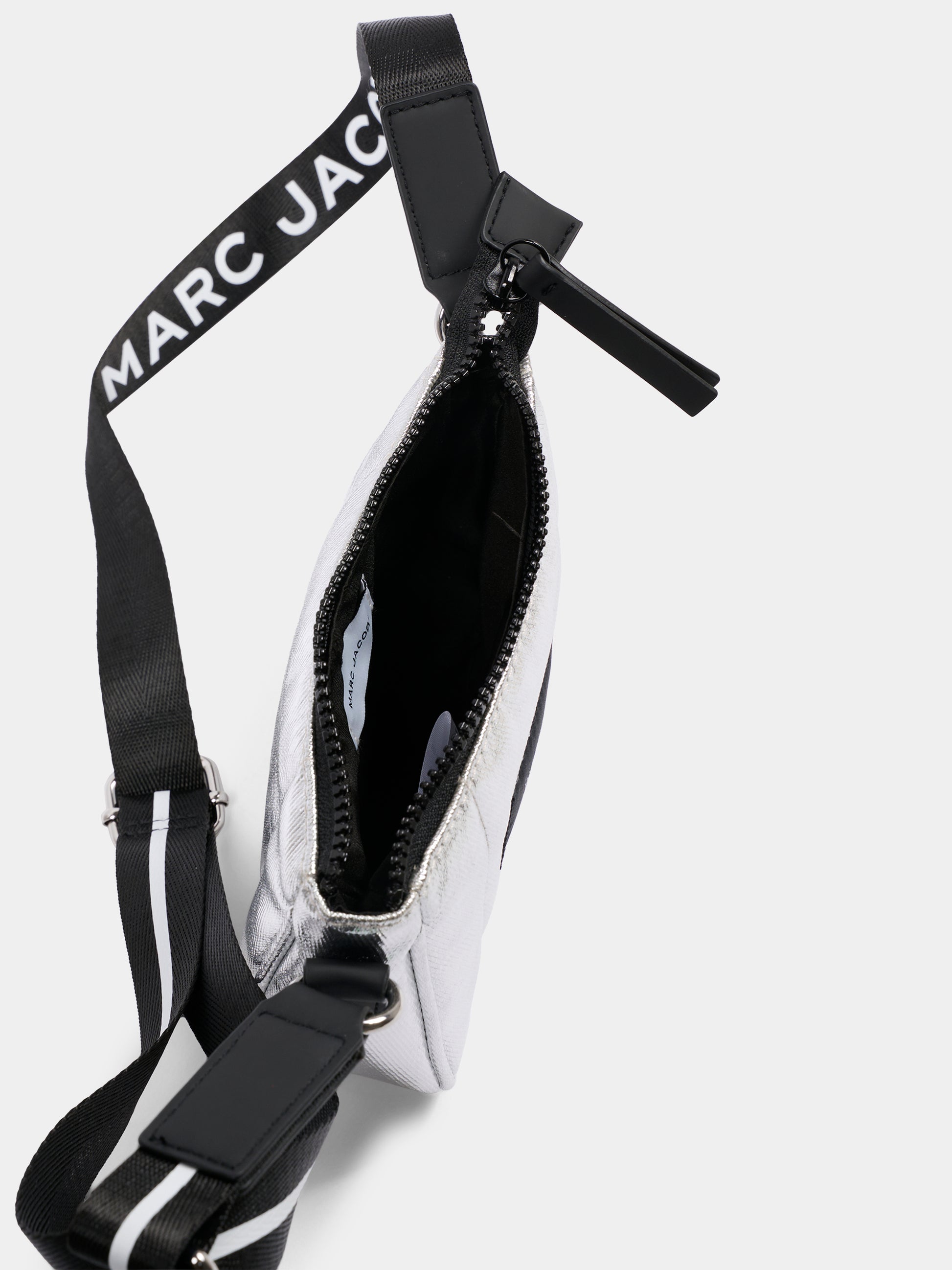 Borsa argento per bambina con logo,Marc Jacobs,W60836 016