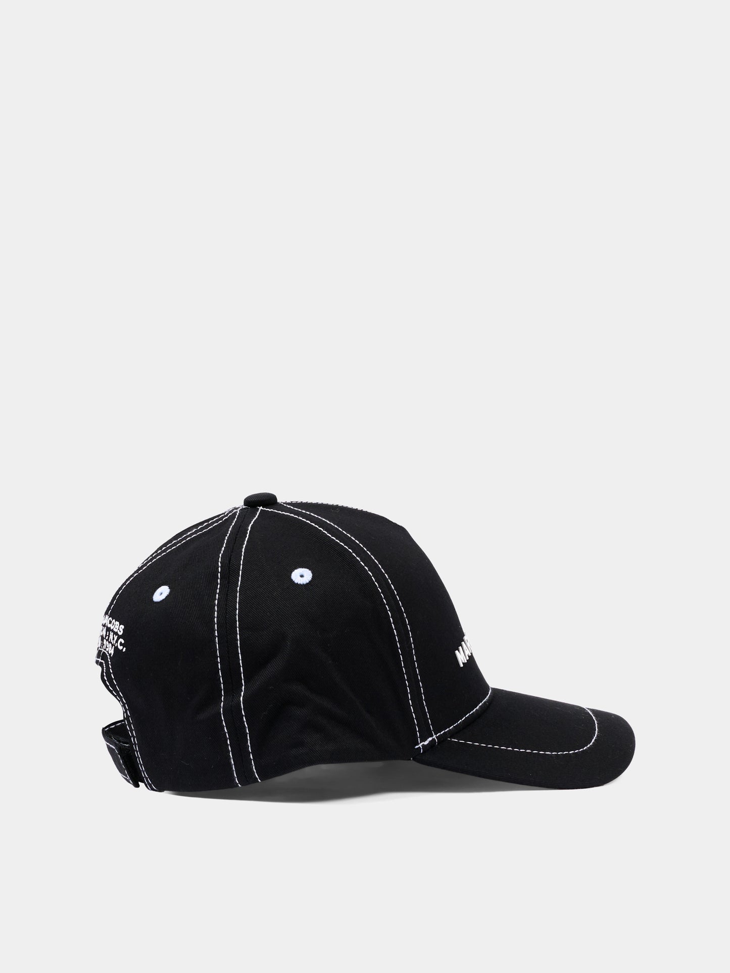 Cappello con visiera nero per bambini con logo,Marc Jacobs,W60844 09B
