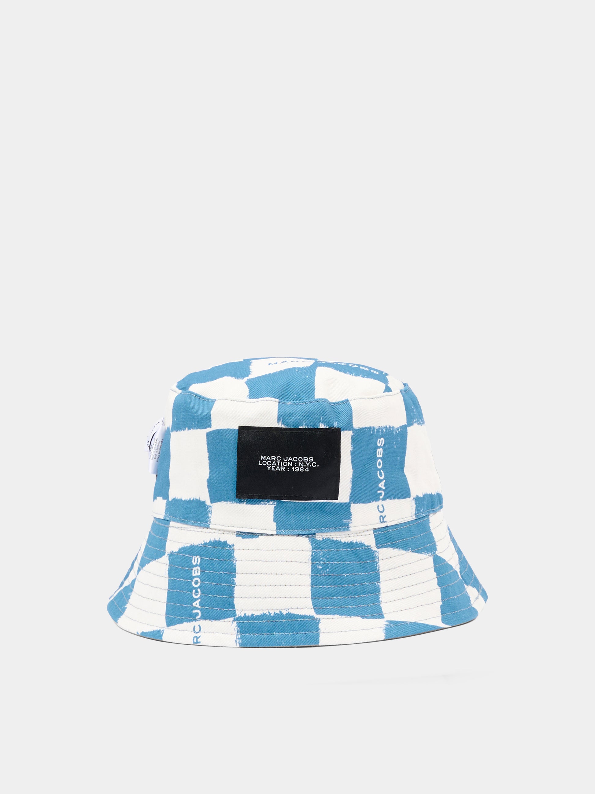 Cloche reversibile marrone per bambino con logo,Marc Jacobs,W60845 126