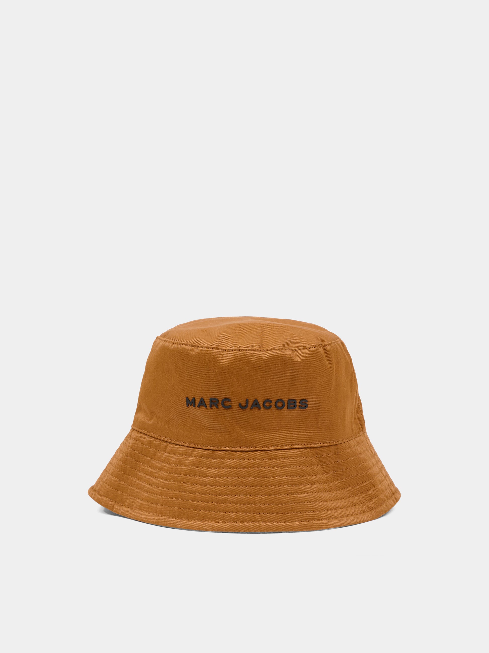Cloche reversibile marrone per bambino con logo,Marc Jacobs,W60845 126