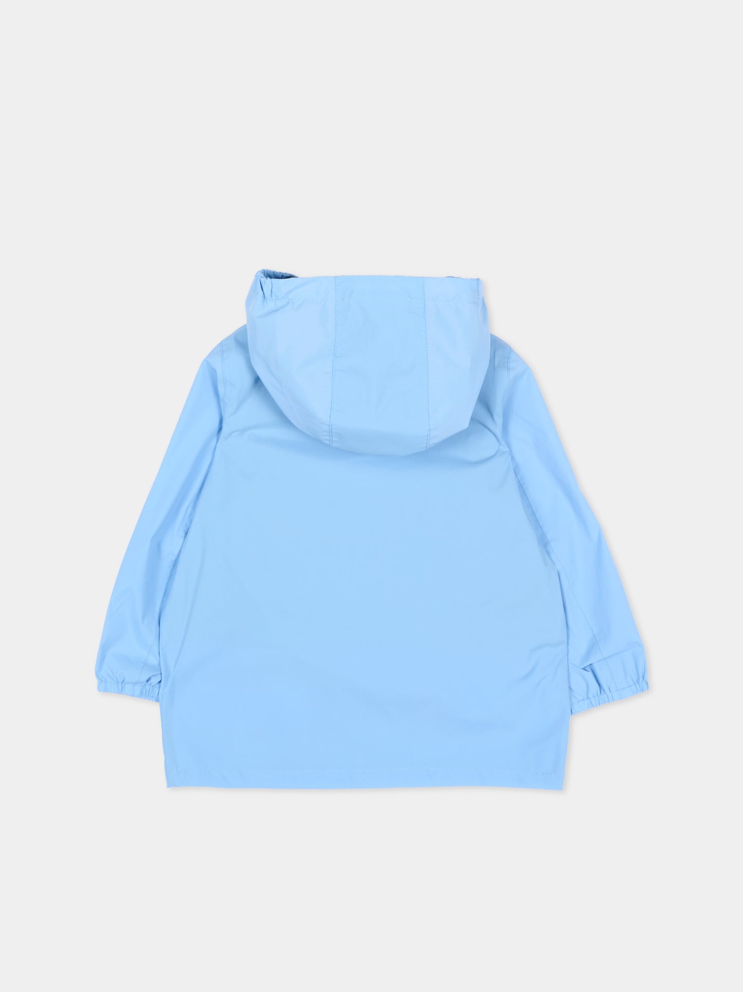 Giacca a vento celeste Jack Stretch per neonato con logo,K-way,K4136IW 356