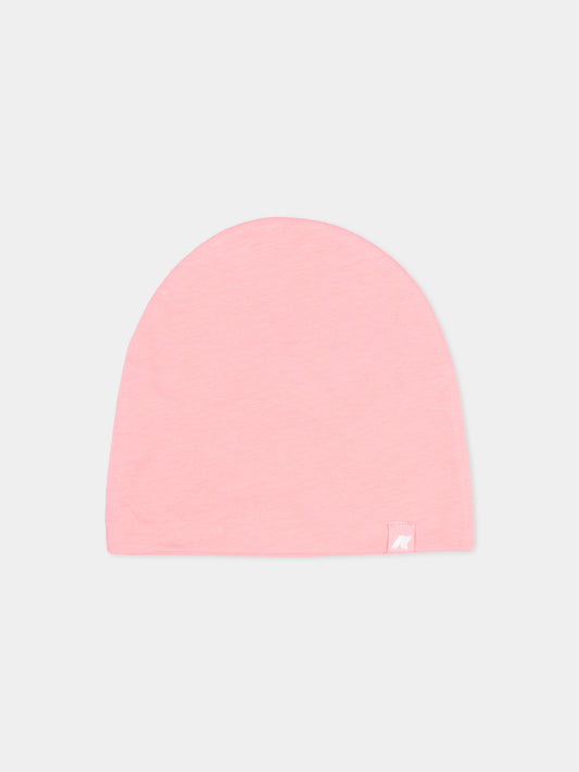 Berretto rosa per bambina,K-way,K4136LW Q28