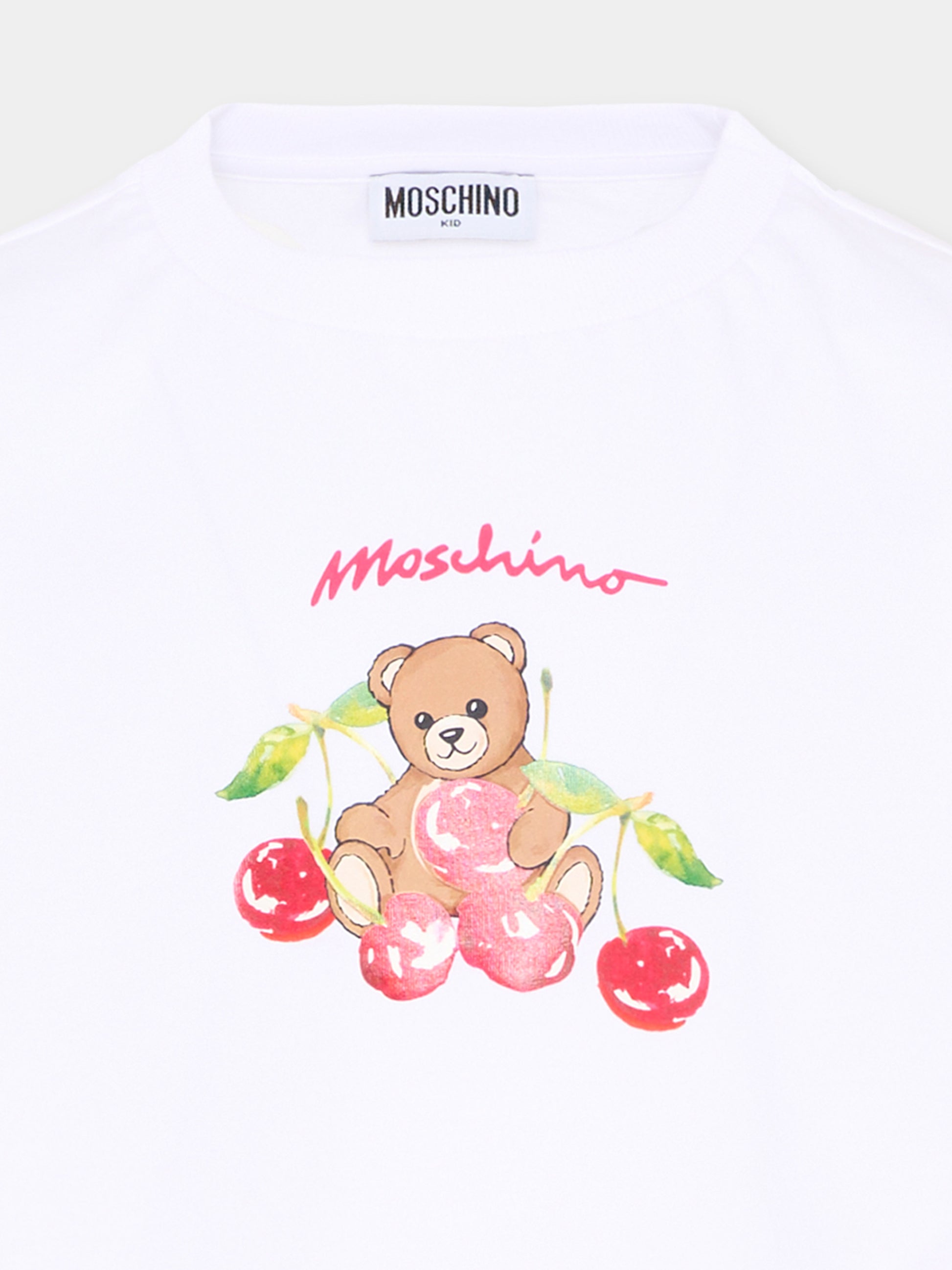 Completo sportivo multicolor per bambina con Teddy Bear,Moschino Kids,HDG01N LCA52 84298