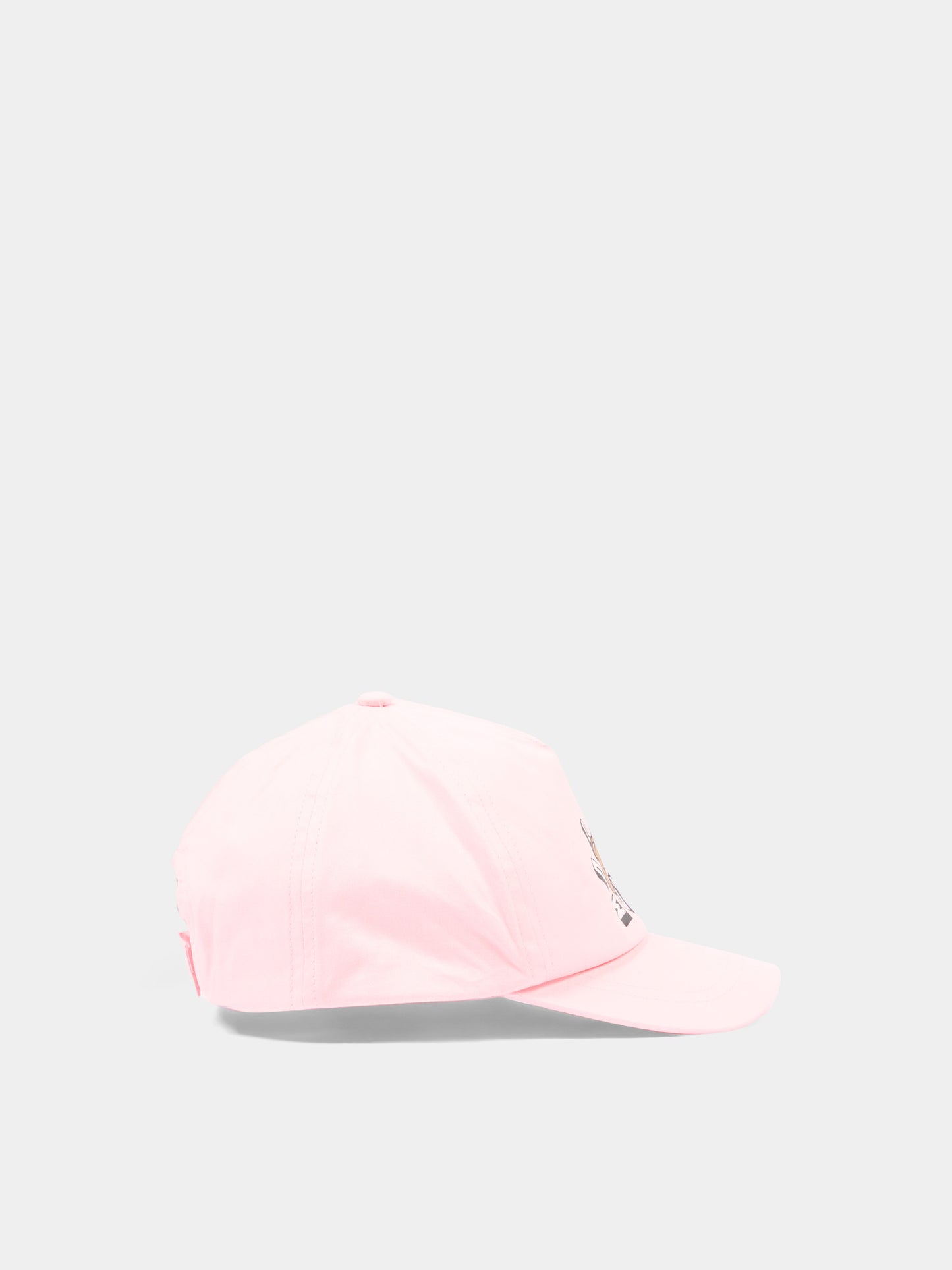 Cappello rosa per bambina con Teddy Bear,Moschino Kids,HVX01N LOA00 50209