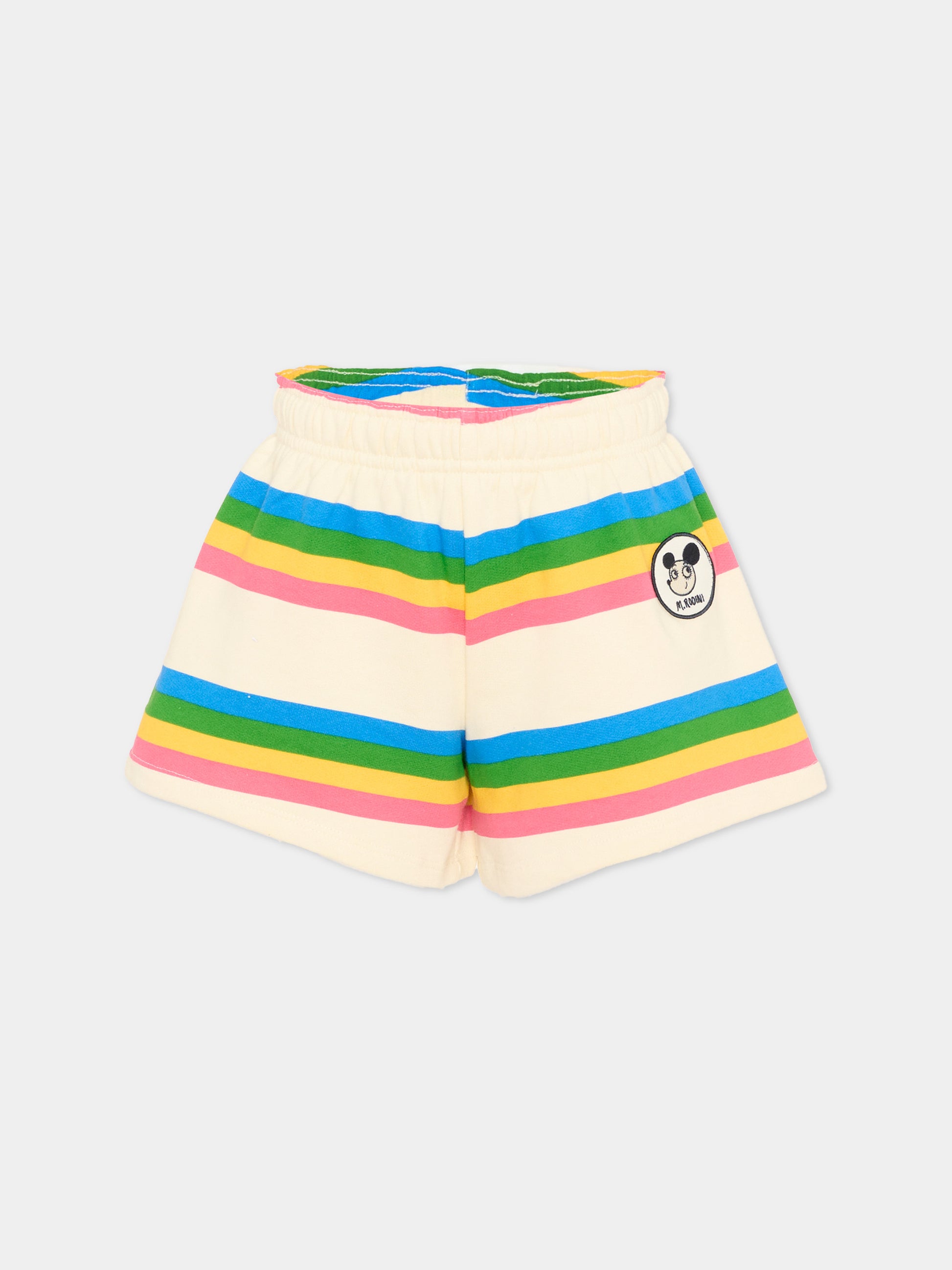 Shorts sportivi multicolor per bambina,Mini Rodini,2623012900