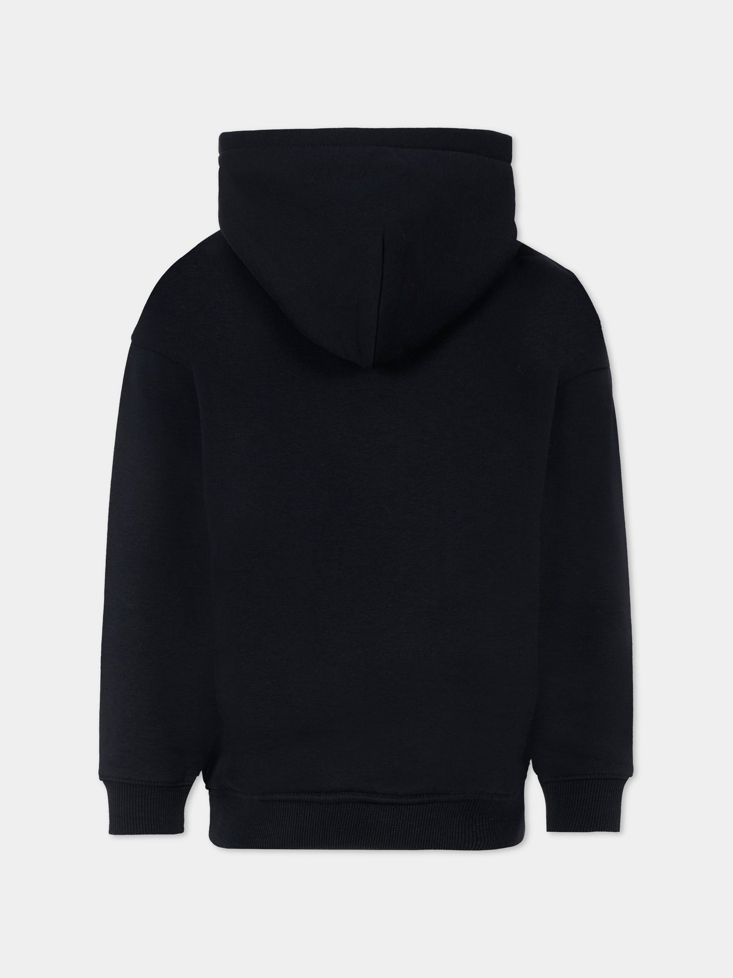 Felpa blu per bambino con bandierina,Tommy Hilfiger Junior,KS0KS00562 DW5