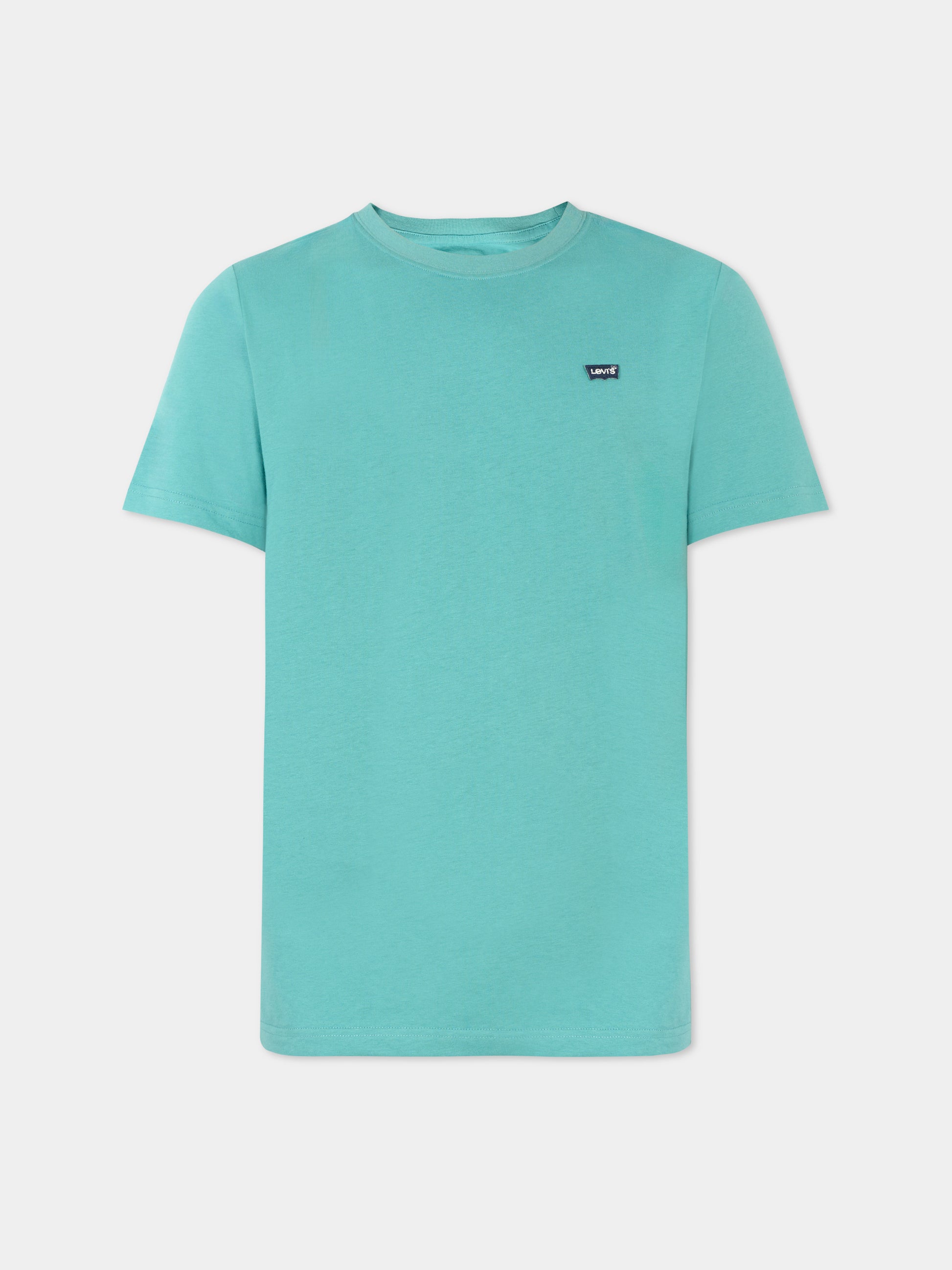 T-shirt verde per bambini con patch,Levi's Kids,9EA100 UAK