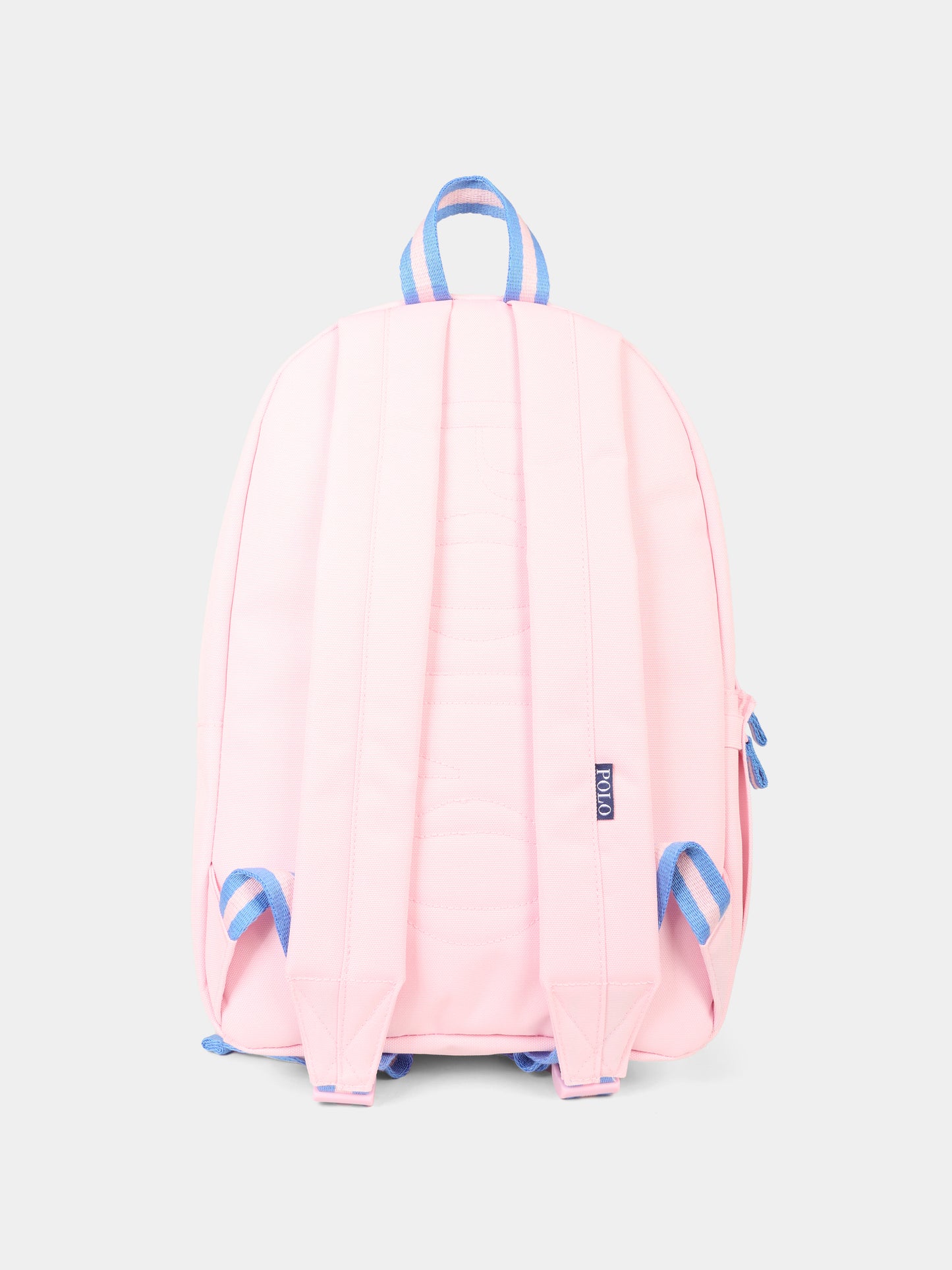 Zaino rosa per bambina con cavallino,Ralph Lauren Kids,9AR077 ADG