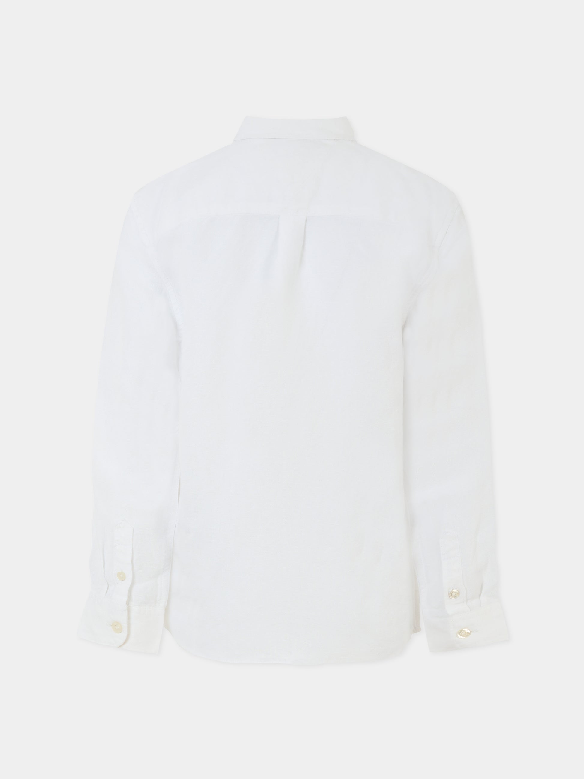 Camicia bianca per bambino con bandierina,Tommy Hilfiger Junior,KB0KB09550 YBR