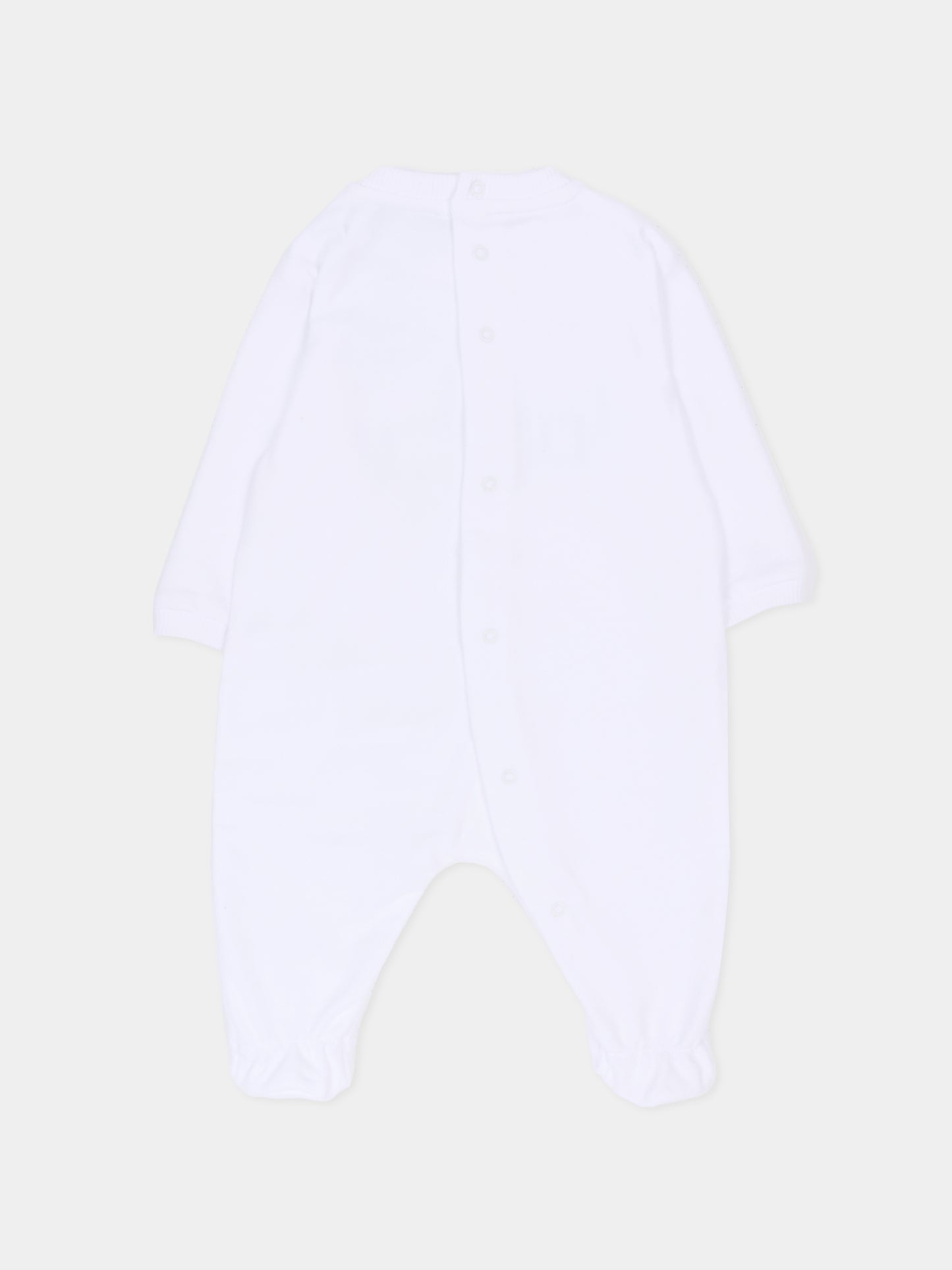 Set tutine bianco per neonati con Teddy Bear,Moschino Kids,MOY03I LCA19 10101