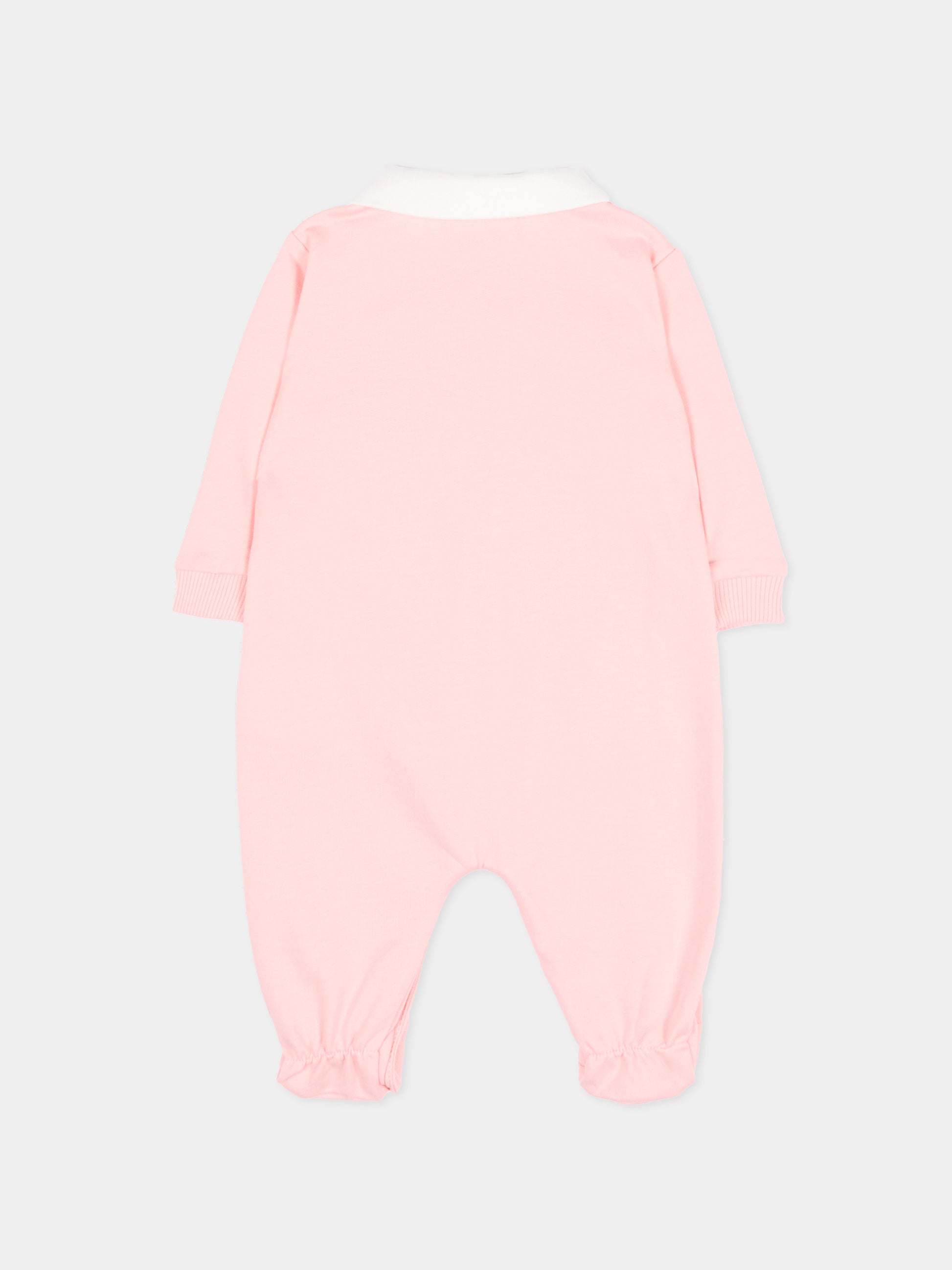 Tutina rosa per neonata con Teddy Bear,Moschino Kids,MUT04S LCA19 50209