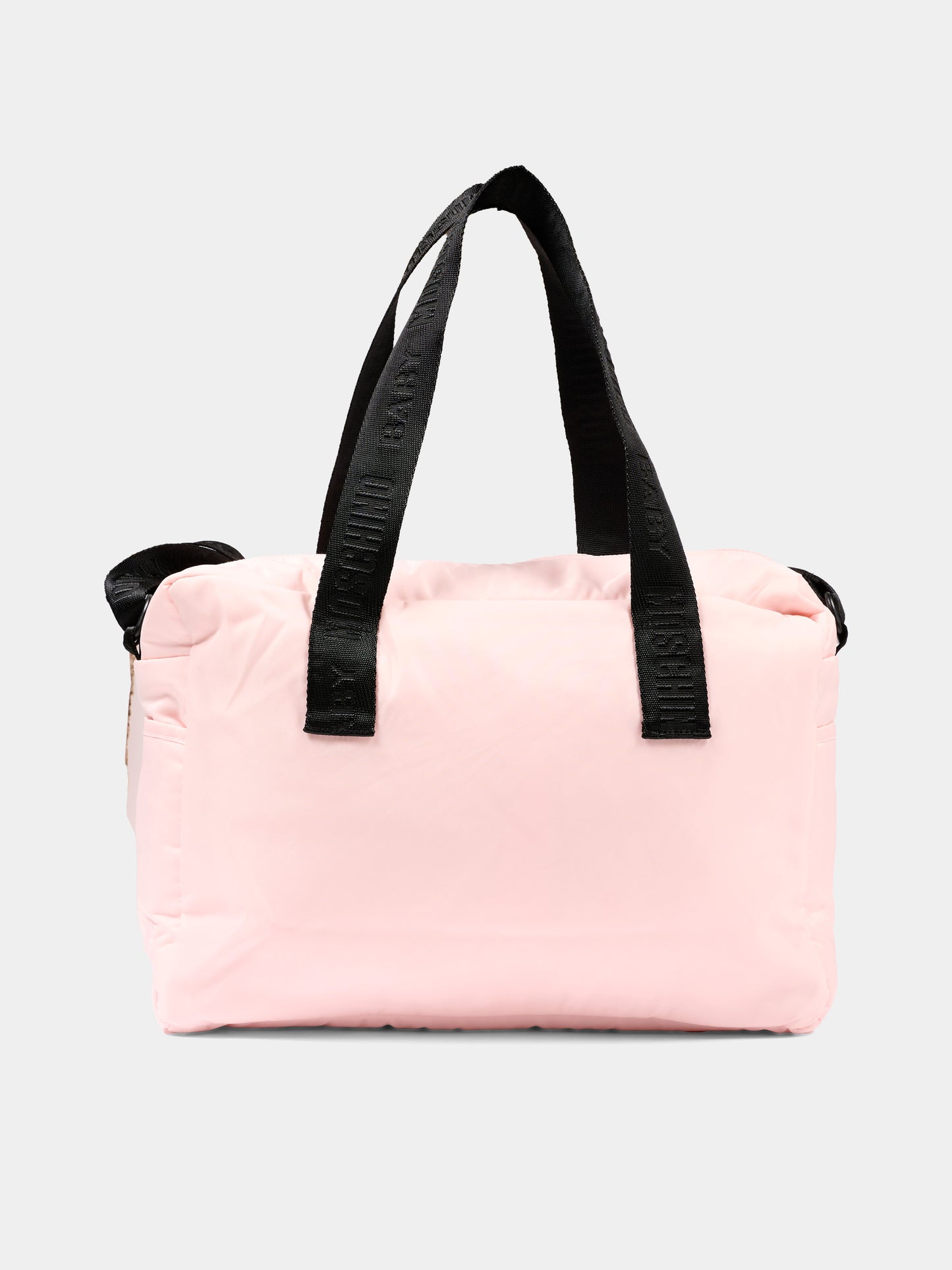 Borsa mamma rosa per neonata con Teddy Bear,Moschino Kids,MUX05W L3A89 50209