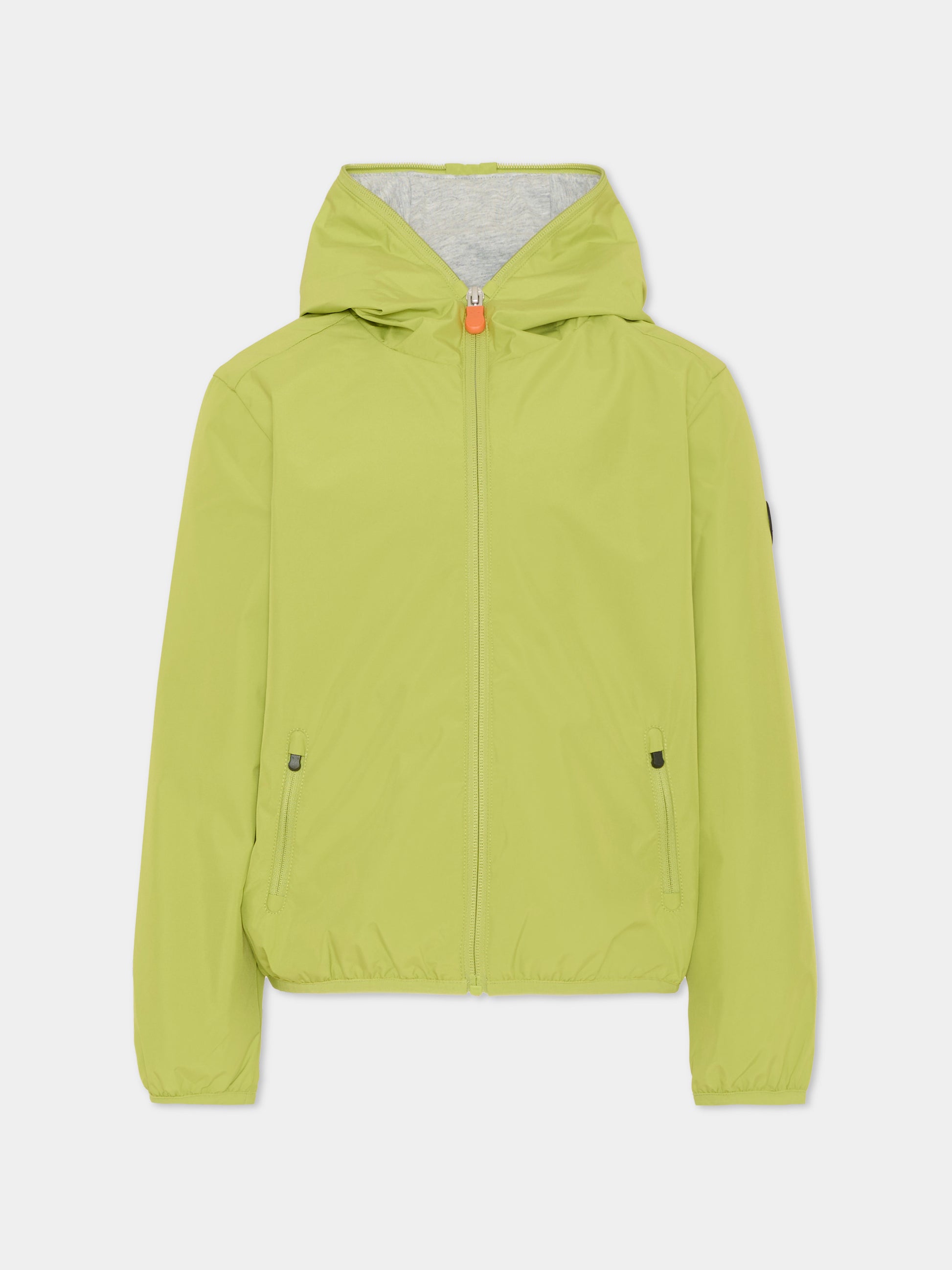 Giacca a vento Wind verde per bambini con logo,Save The Duck Kids,J30036X WIND22 50080