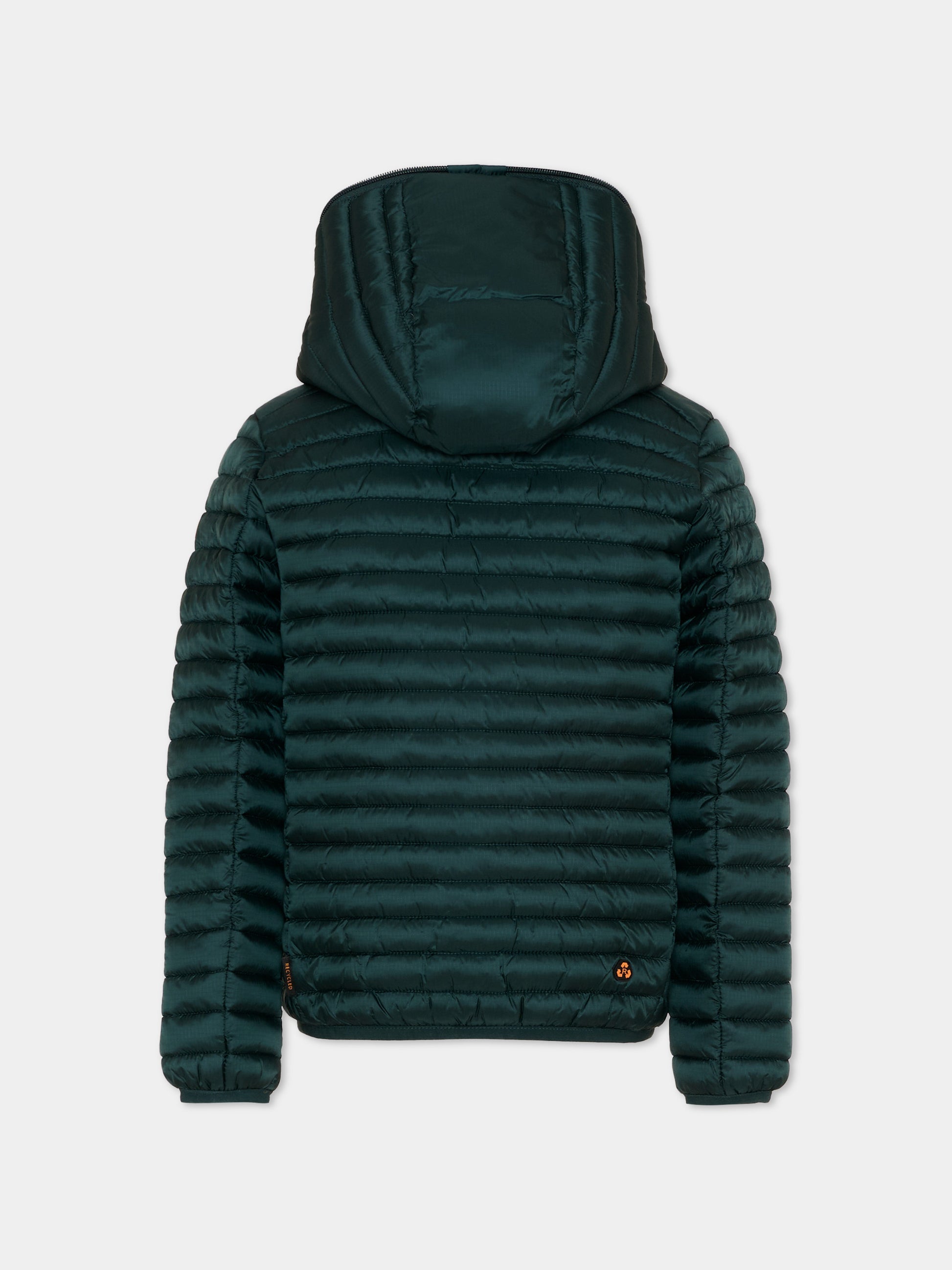 Piumino verde Raz per bambino,Save The Duck Kids,J30650B STOP22 50079