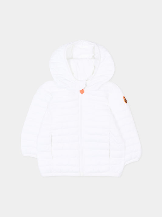 Piumino bianco Nene per neonati con logo,Save The Duck Kids,I30003X GIGA22 00000