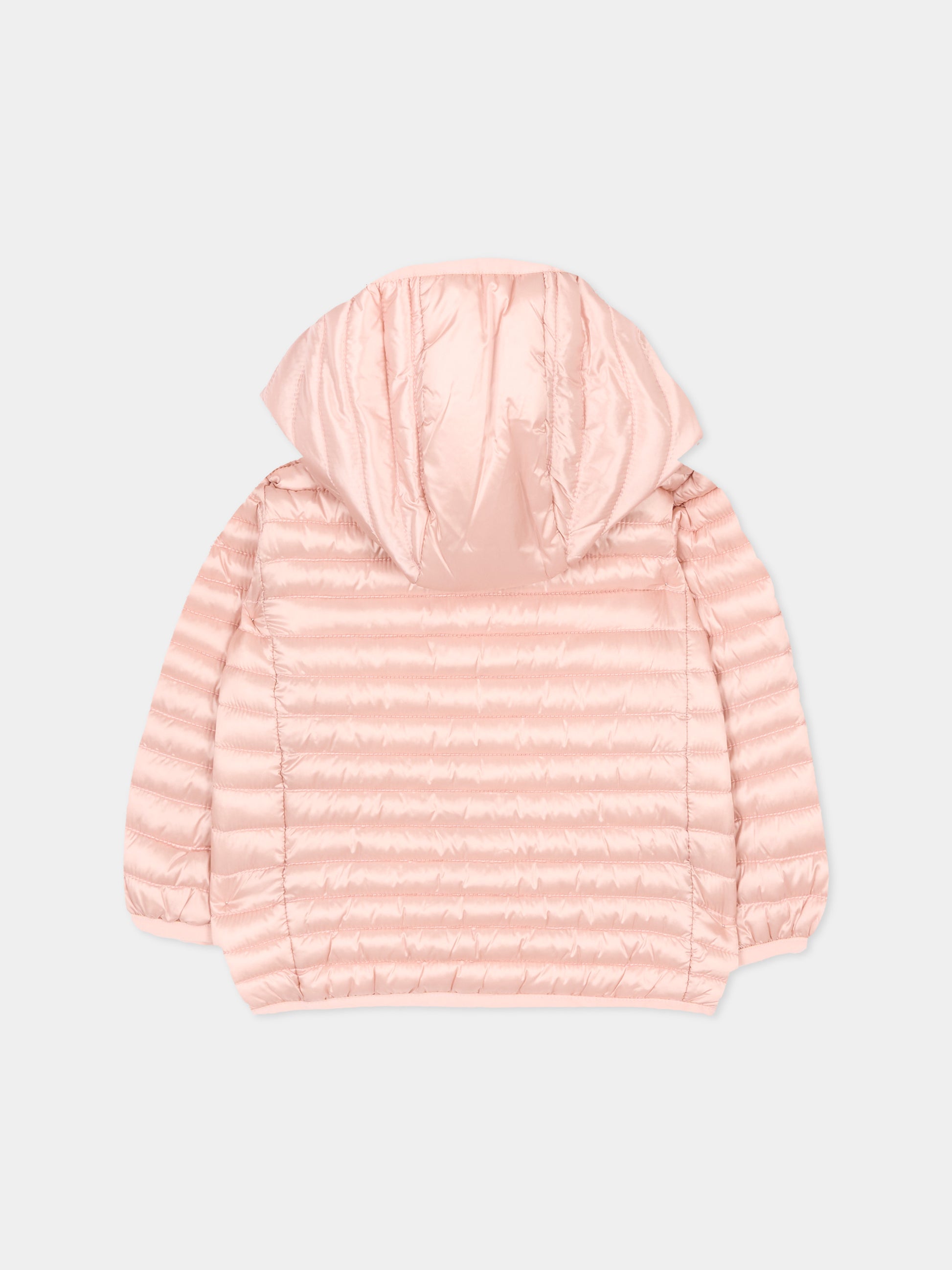 Piumino rosa Lucy per neonata con logo,Save The Duck Kids,I30005G IRIS22 80043