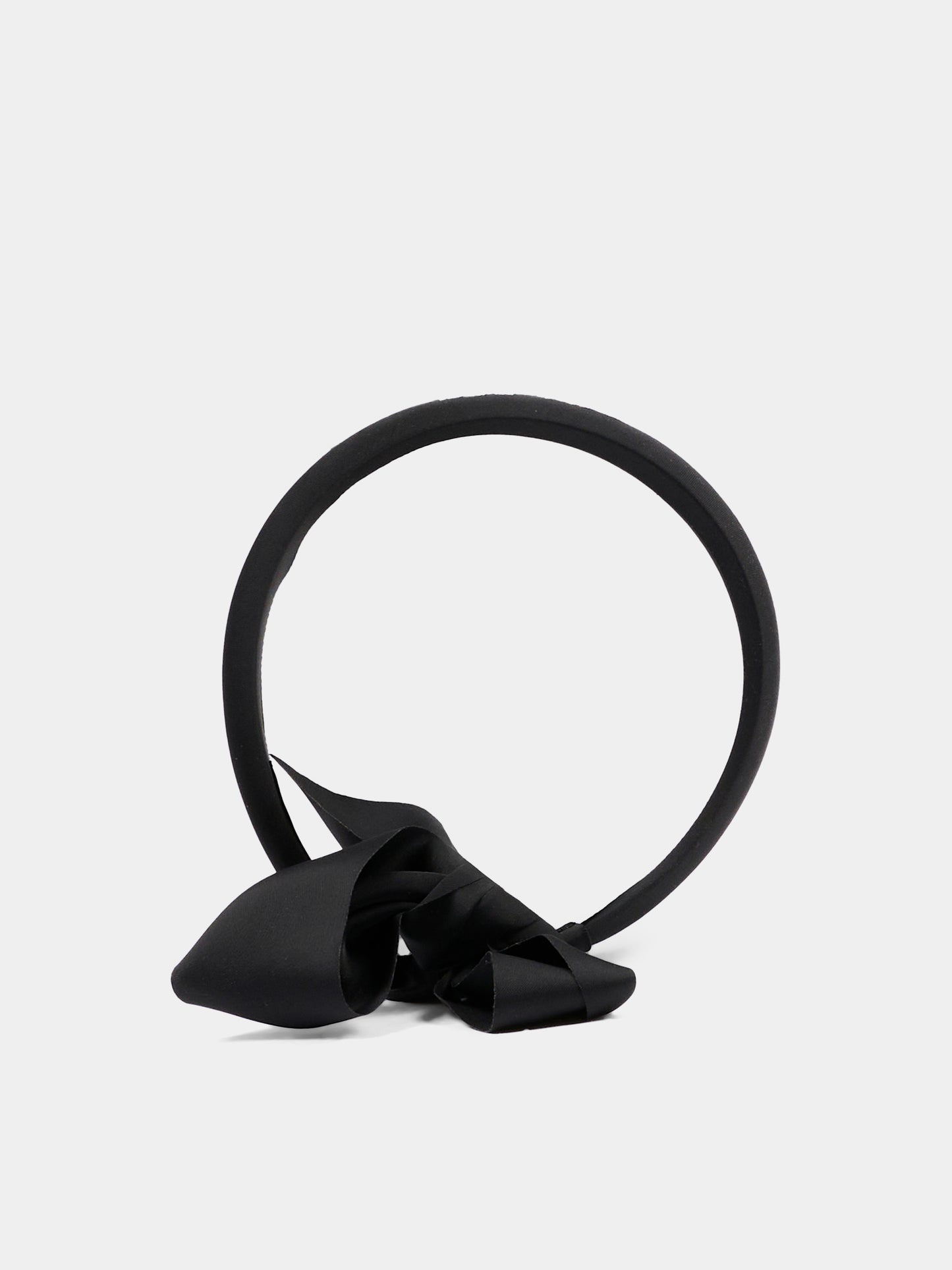 Cerchietto nero per bambina con logo,Philosophy,I9G008 - 7780 - 0050