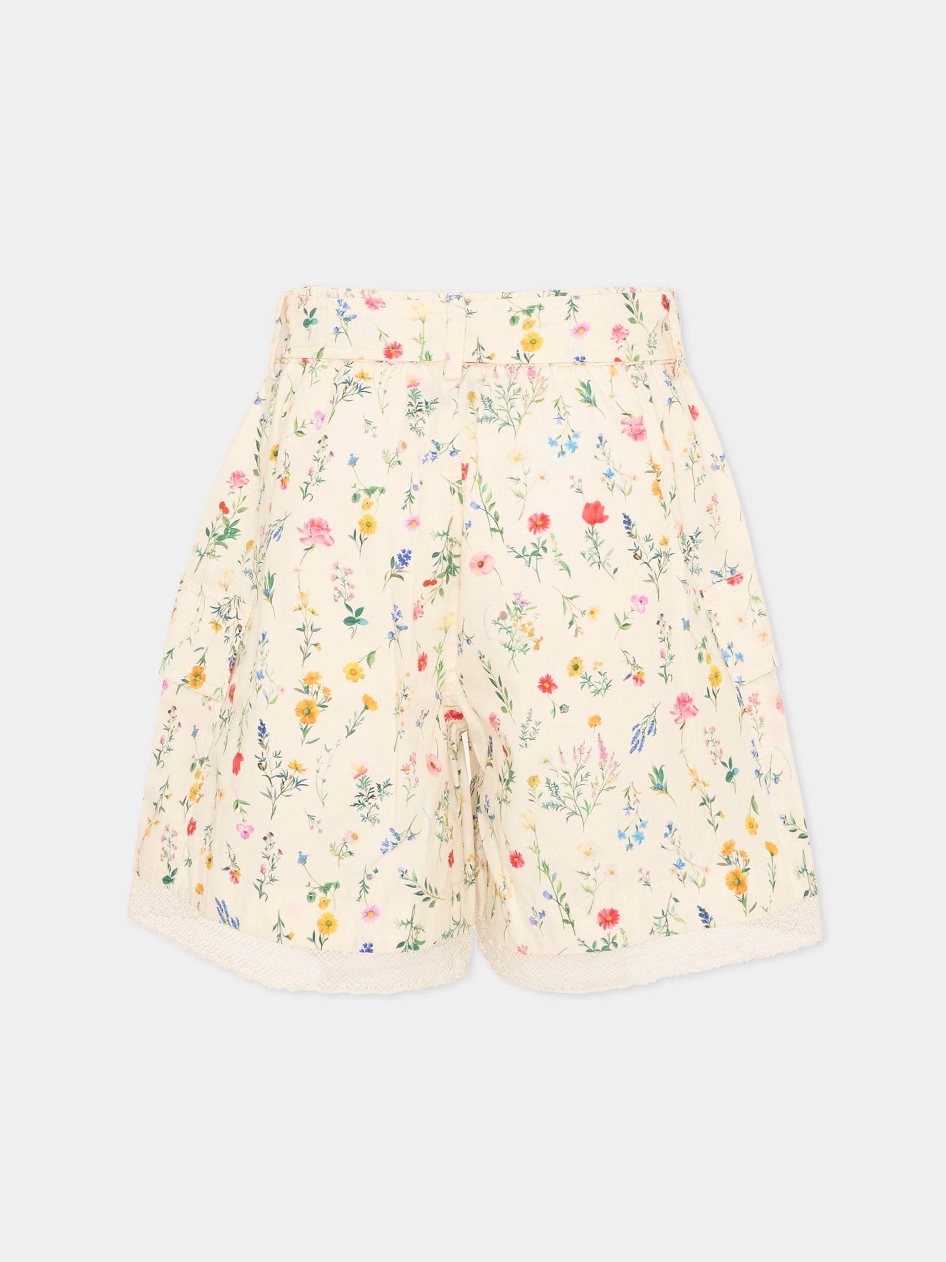 Shorts multicolor floreali per bambina,Philosophy,I1G410 - 7680 - 0084